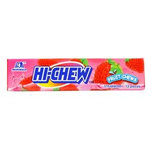 Morinaga Hi-Chew Chewy Candy Strawberry Flavor 57g - Delicious Japanese Soft Candy for Snacking, Parties & On-The-Go Treats