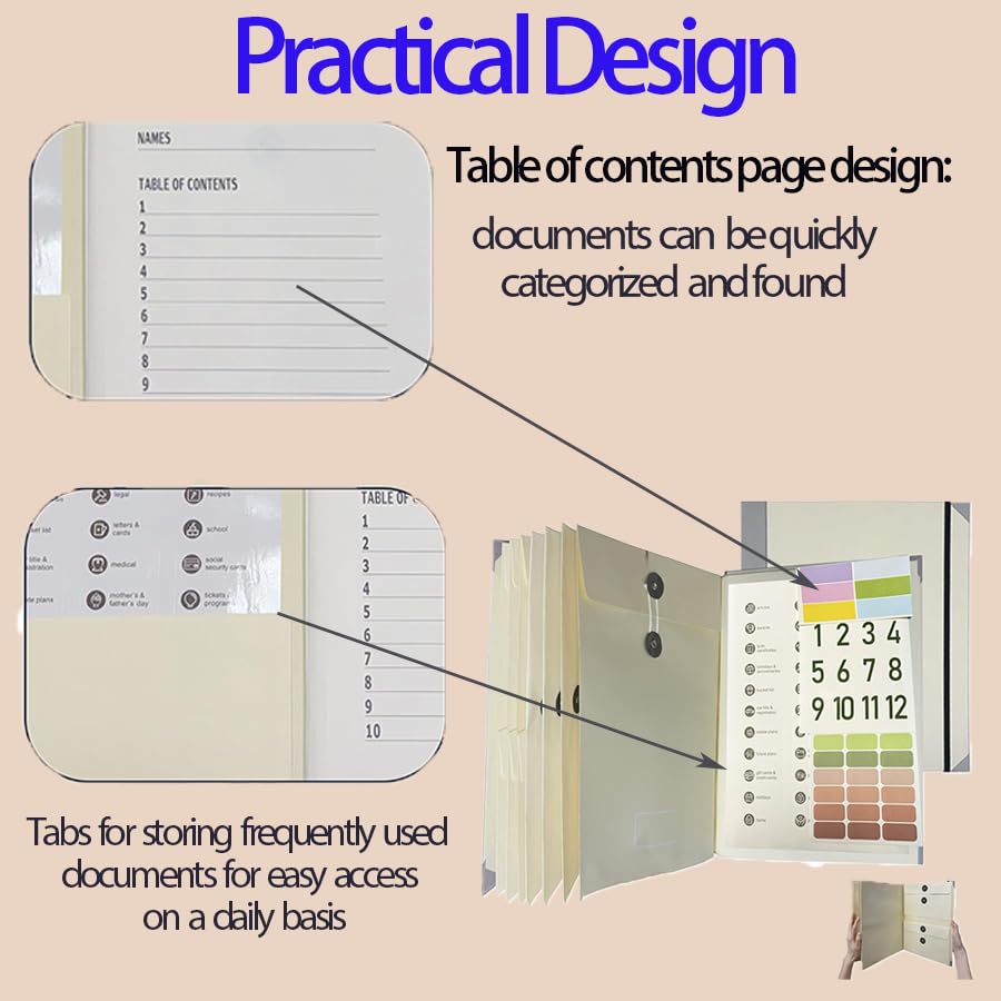 If I Die Binder Organizer - Missing Person Document Holder, Important Papers & Files Organizer with Pockets for Home, School & Office - Pink Folio for Emergency Preparedness & Vital Records Storage