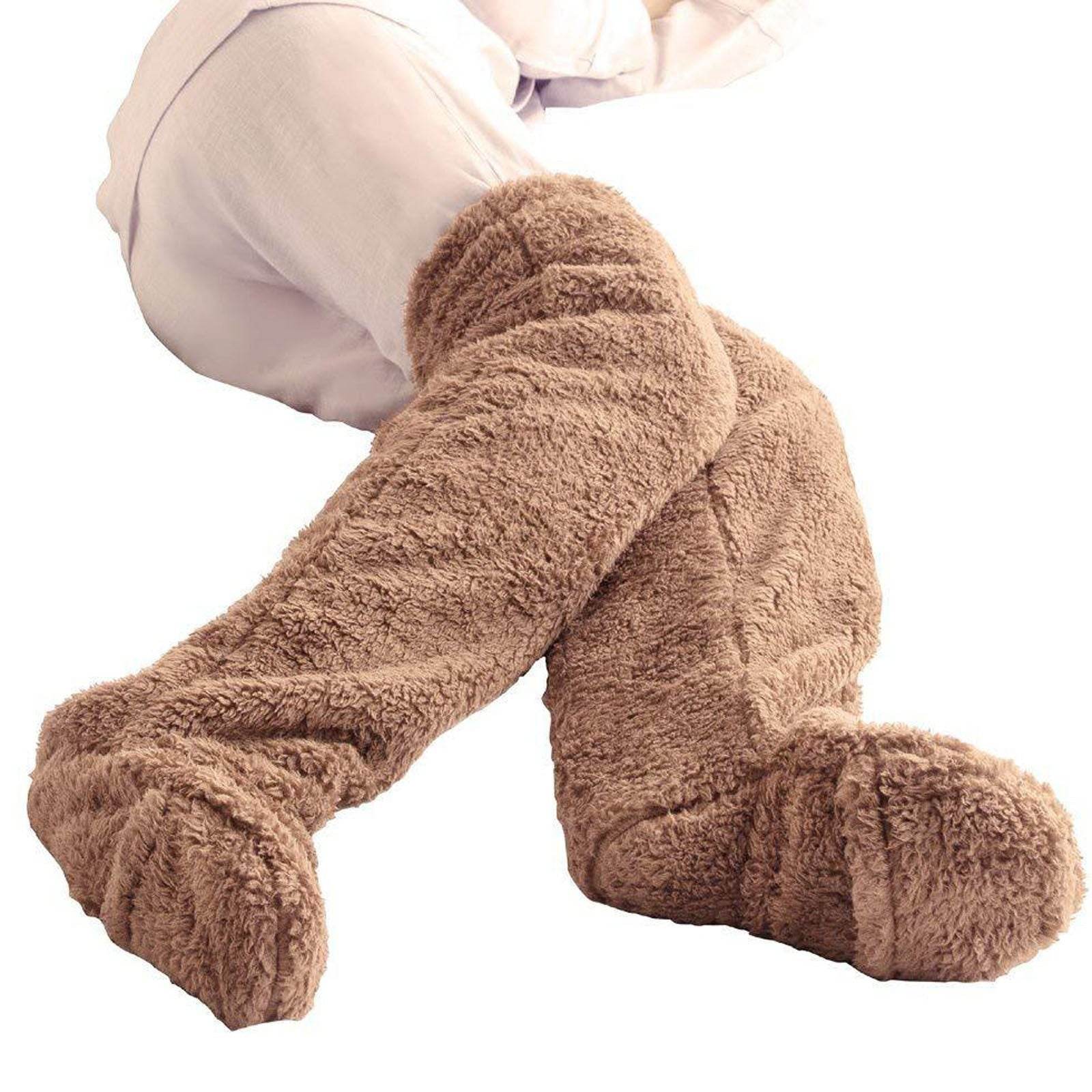 Ultra Soft Comfy Cozy Socks for Women & Men - Warm Winter Fuzzy Slipper Socks for Home, Office & Travel - Perfect Gift Idea