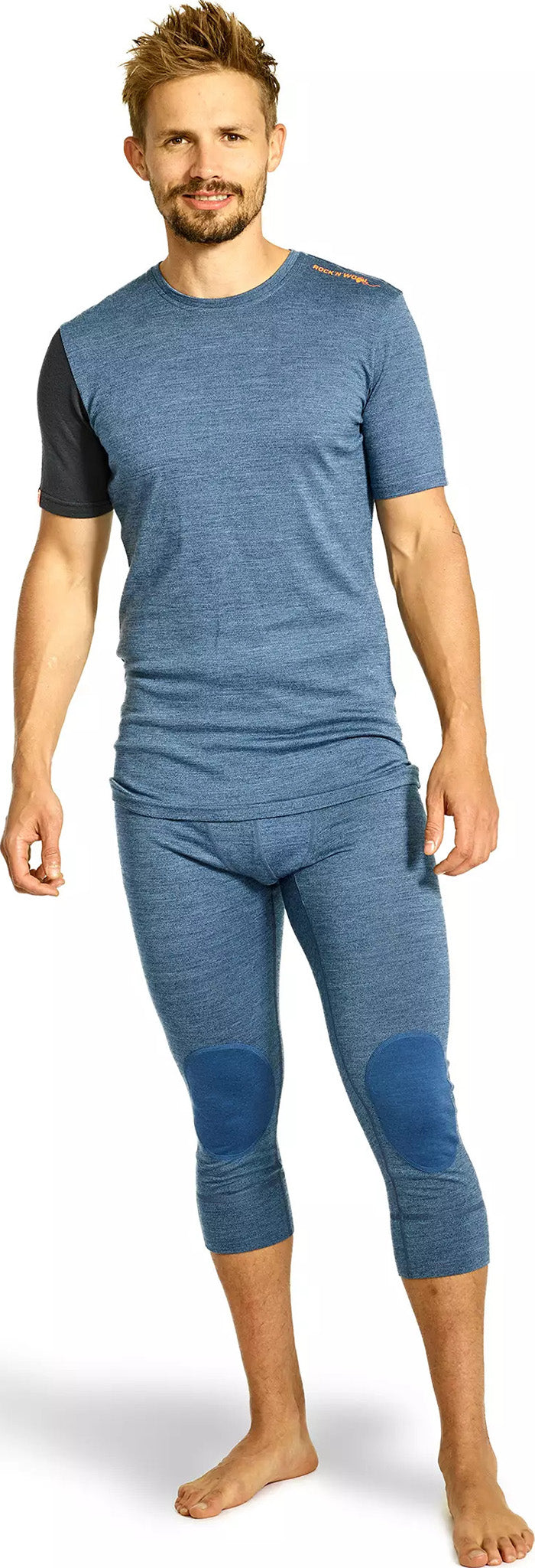 185 Rock'N'Wool Men's Short Pants - Lightweight & Breathable Cotton Blend Casual Summer Shorts for Outdoor Activities, Gym & Travel