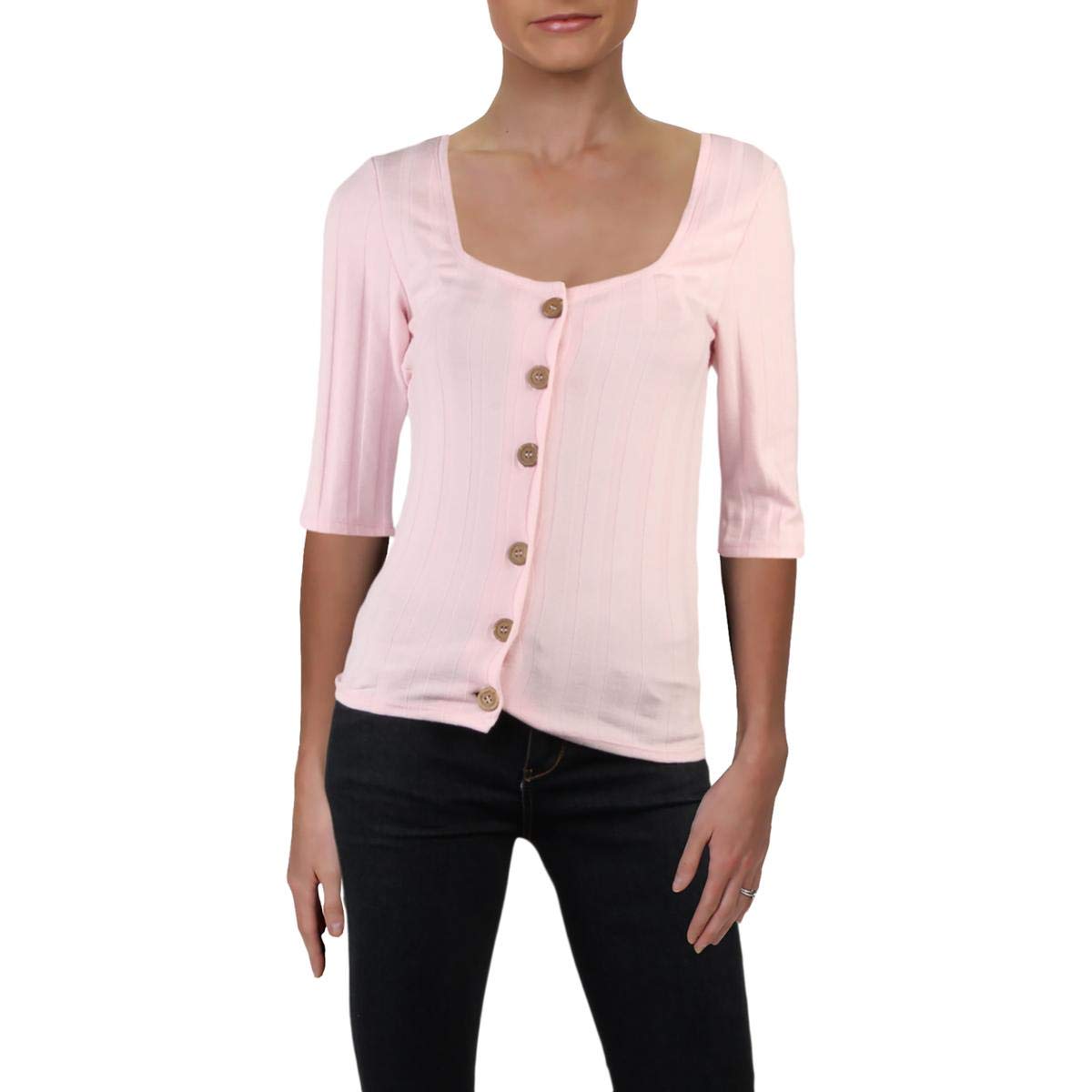Free People Women's Central Park Top - Flowy Boho Blouse for Casual Wear, Date Nights & Summer Outfits | Lightweight V-Neck Tunic Shirt