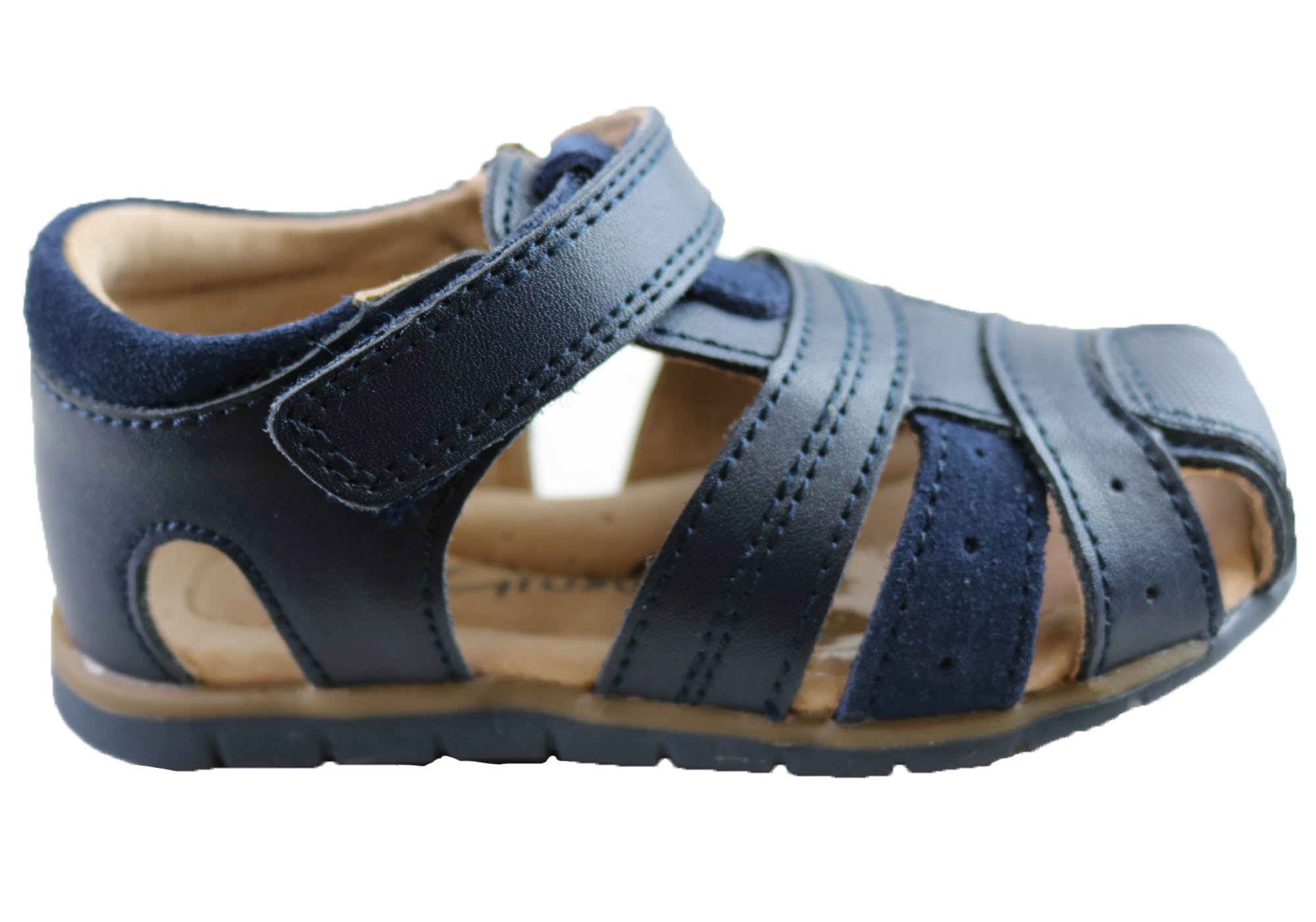 Grosby Albion Comfortable Leather Sandals for Infant Toddler Kids - Perfect for Summer Outings & Beach Play