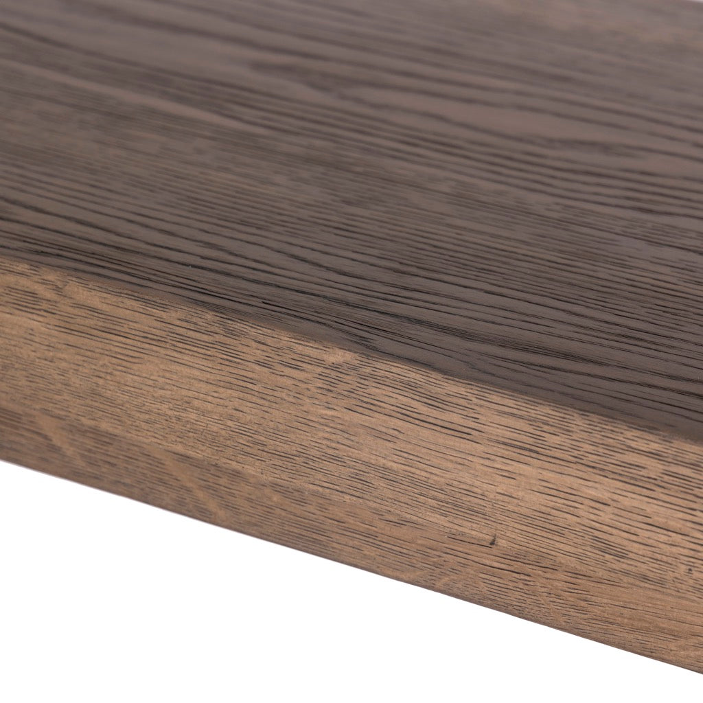 Warby Console Table - Worn Oak Veneer - Entryway, Living Room & Hallway Furniture for Home Decor