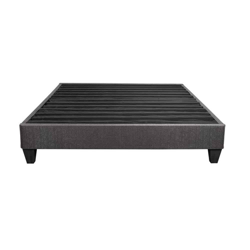 Primo International Speedy Bed Frame with Sturdy Base - Grey - Perfect for Modern Bedrooms, Guest Rooms & Dormitories