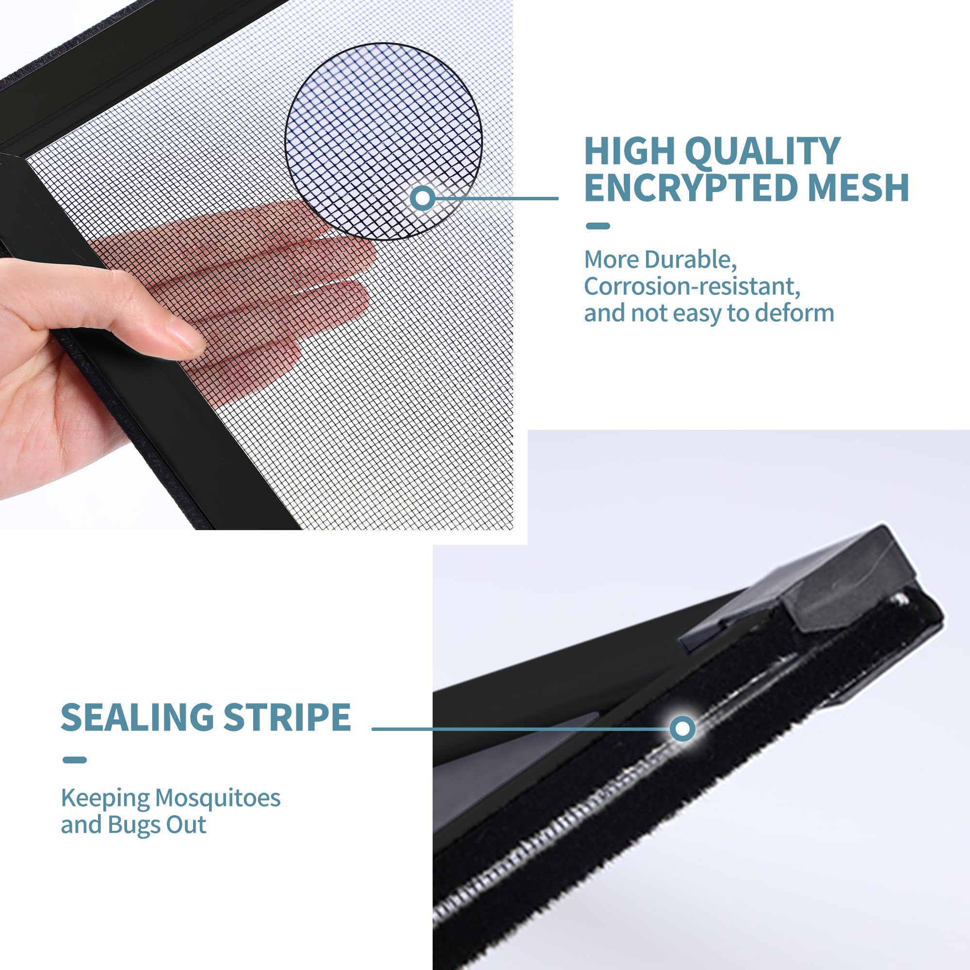 Adjustable Expandable Window Screen 10”H x 14
