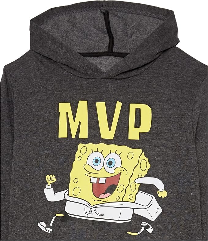 SpongeBob SquarePants Boys Graphic Hoodie & Jogger Pants 3-Piece Outfit Set - Cute Cartoon Character Costume for Kids Birthday, Halloween & Casual Wear
