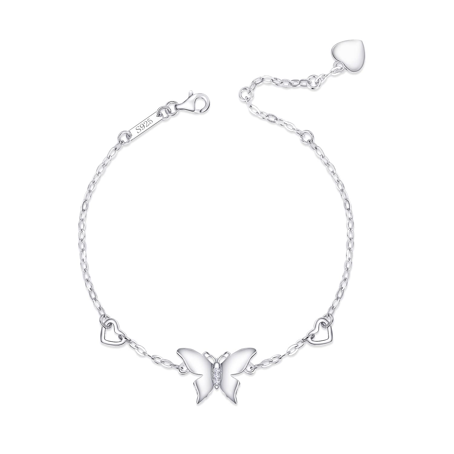 Elegant Butterfly Ankle Bracelets for Women - Adjustable Foot Chain Jewelry for Summer, Beach, Wedding & Boho Style Outfits
