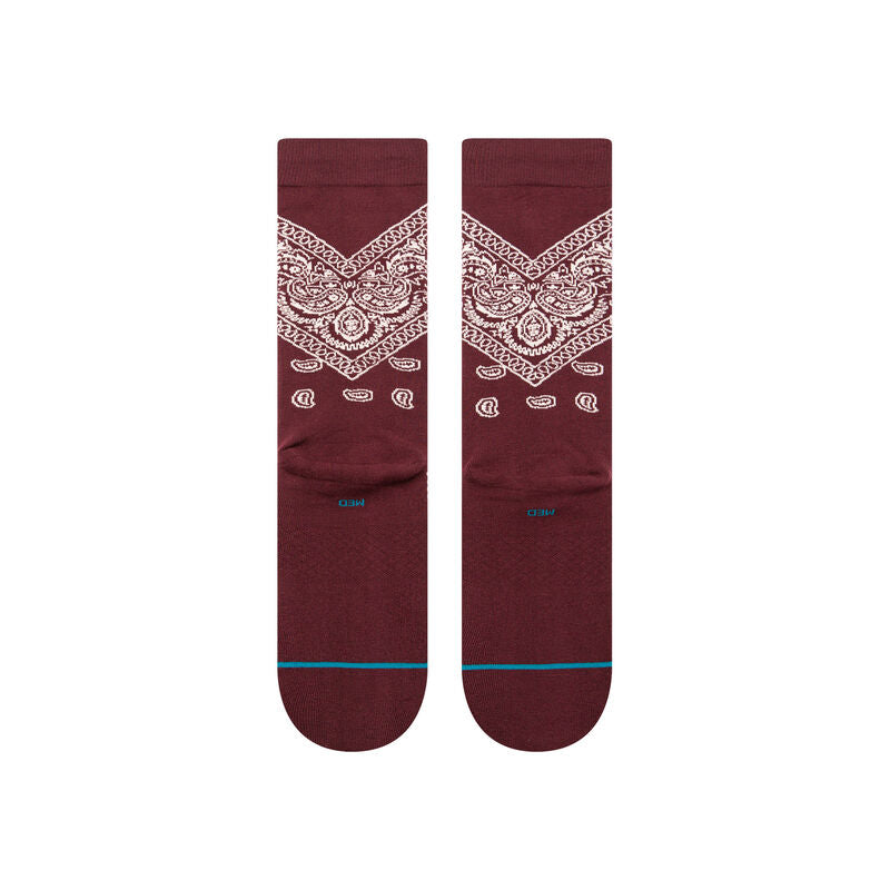 Stance Bario Crew Socks for Men - Comfortable Cotton Athletic Socks for Running, Basketball & Workout - Non-Slip Cushioned Performance Socks