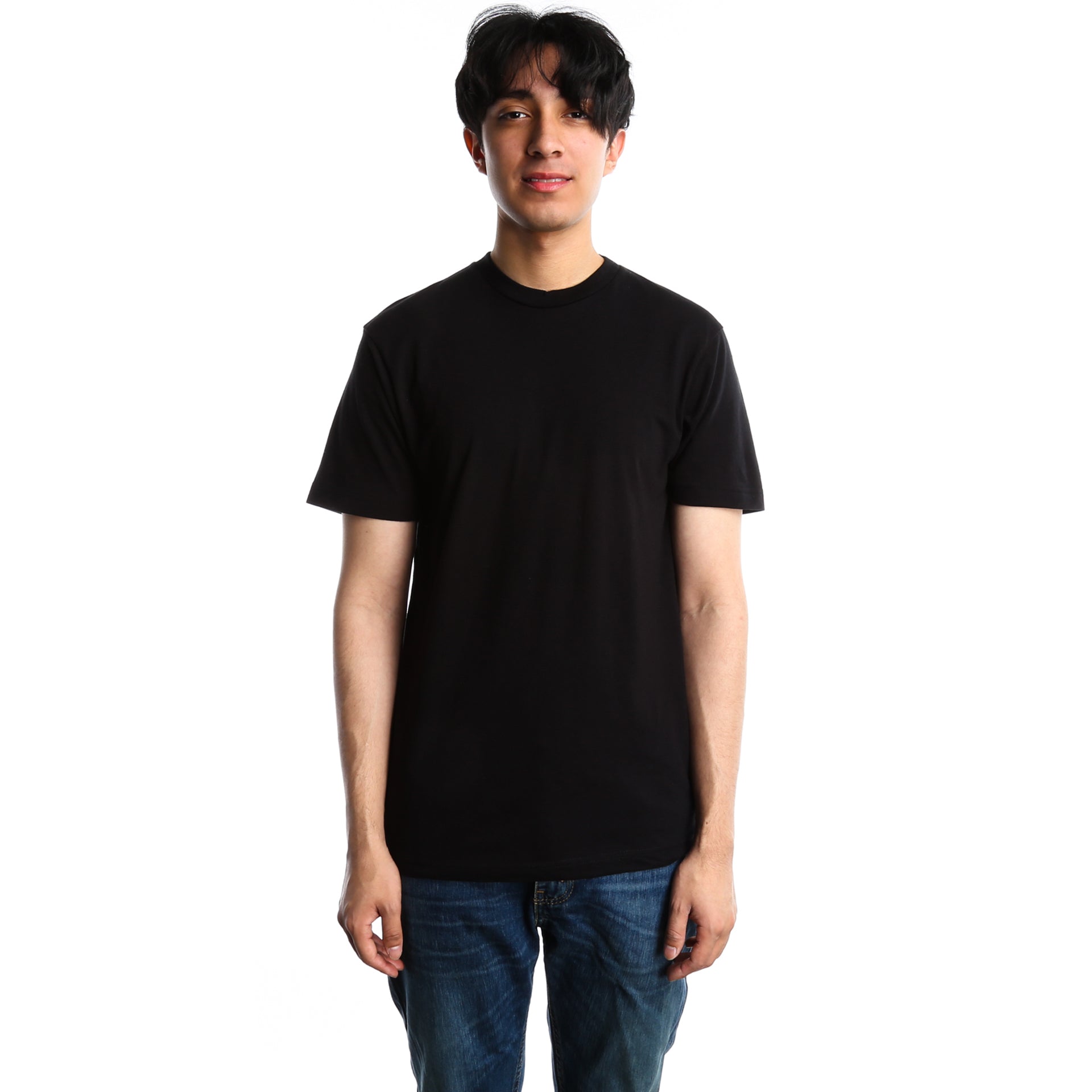 New Star 50/50 Tee - Soft Cotton Blend T-Shirt for Men & Women - Black | Casual Wear, Gym, Lounge & Everyday Outfits