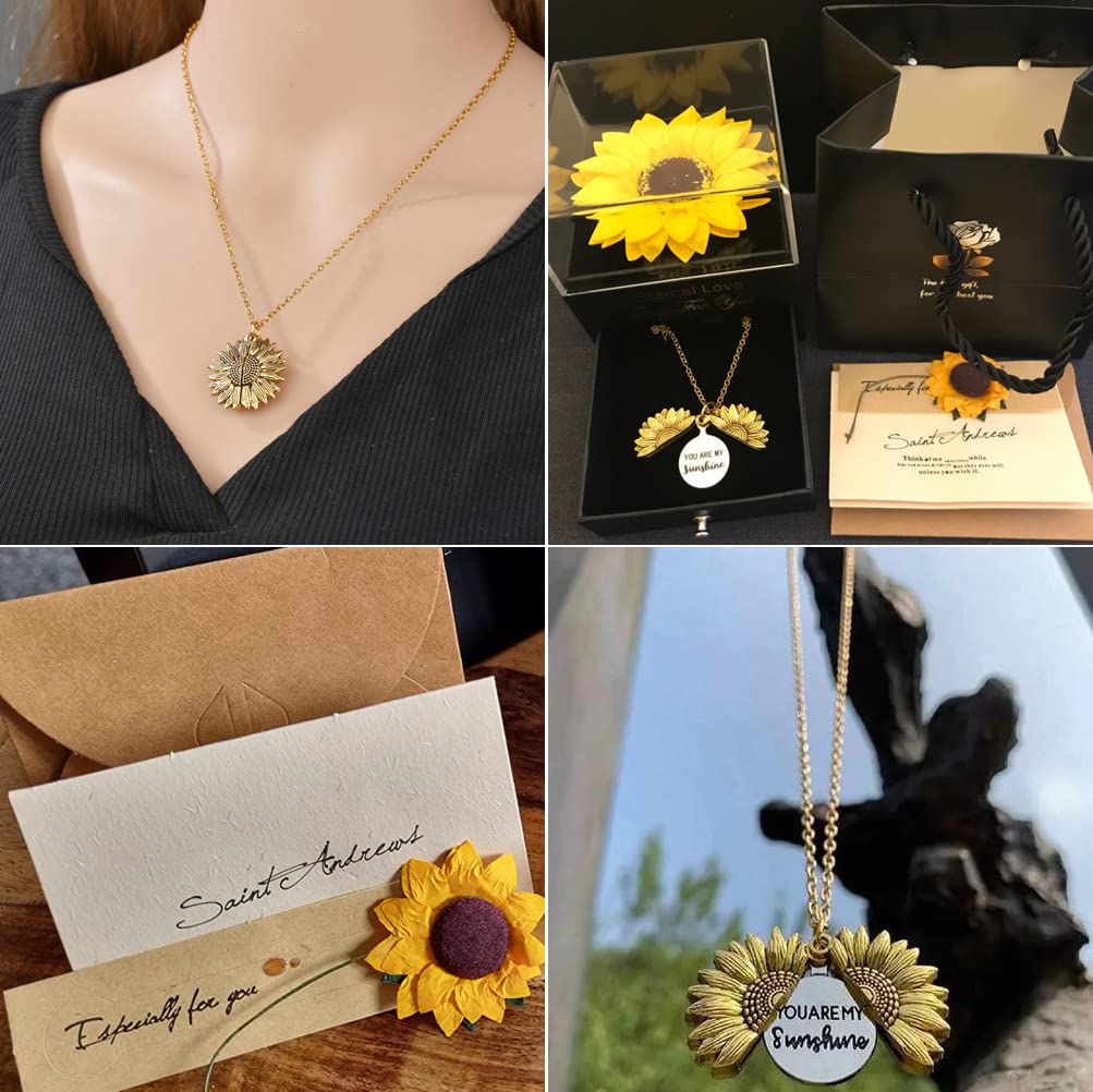 Sunflower Gifts for Women - Birthday, Anniversary, Valentine's Day Presents for Sister, Mom, Grandma & Girlfriend | Perfect for Home Decor, Office Desk & Special Occasions