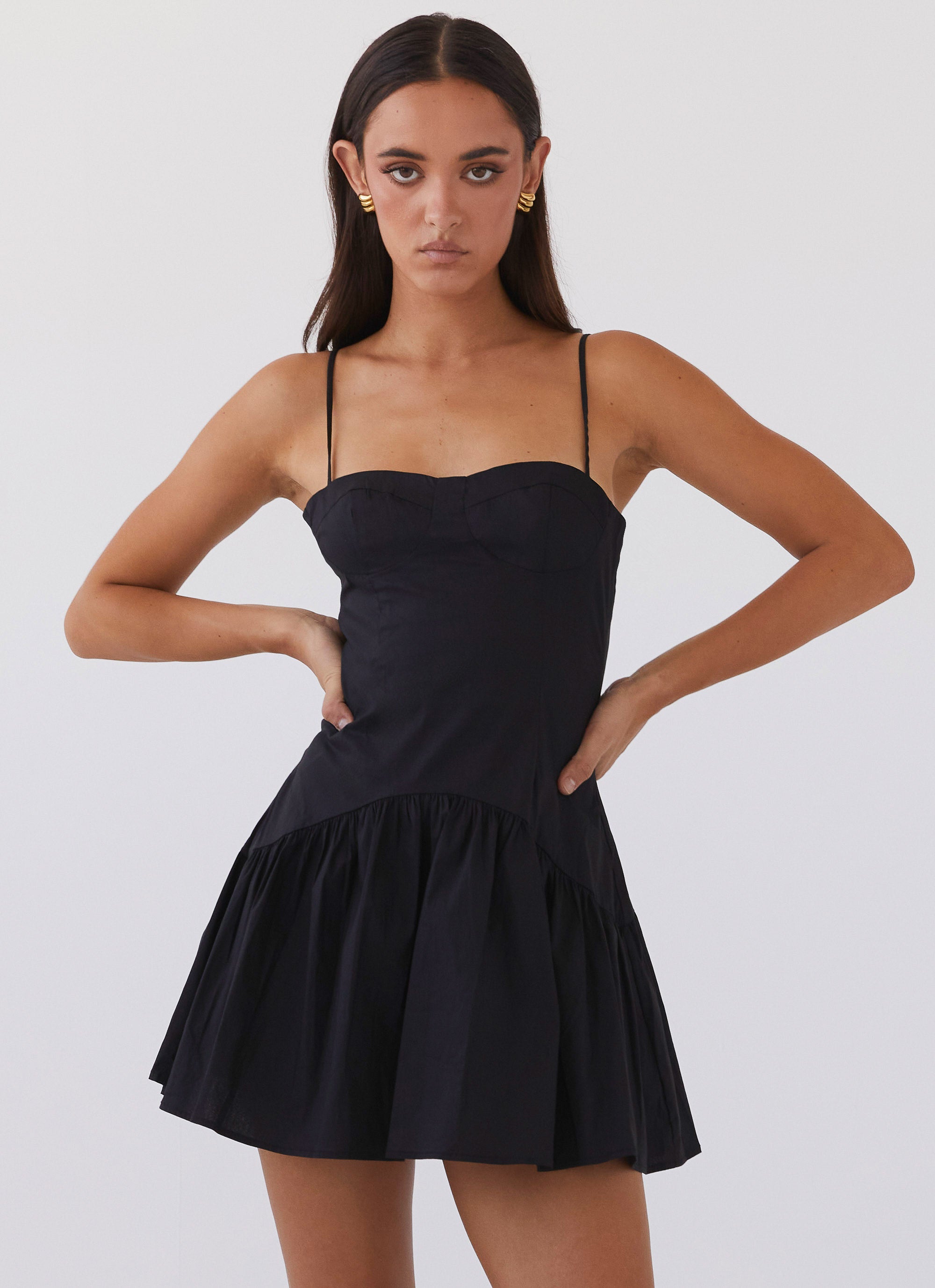 Endless Summer Mini Dress - Black | Flowy Casual Sundress for Women | Perfect for Beach, Vacation & Summer Outings