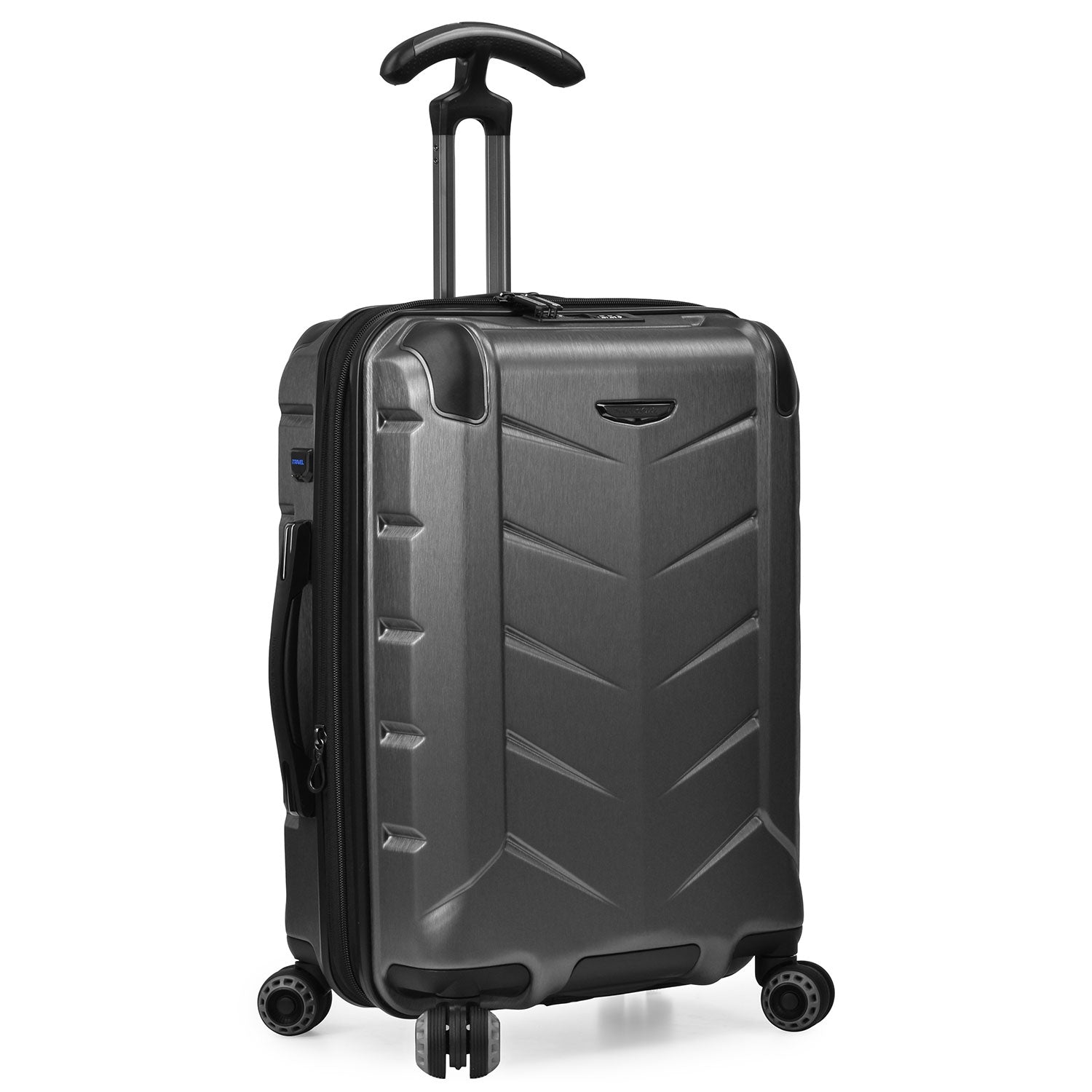 Silverwood II 3-Piece Luggage Set - Lightweight Spinner Suitcase with TSA Lock, Durable Hardshell Carry-On & Check-In Bags for Travel, Business Trips & Vacations