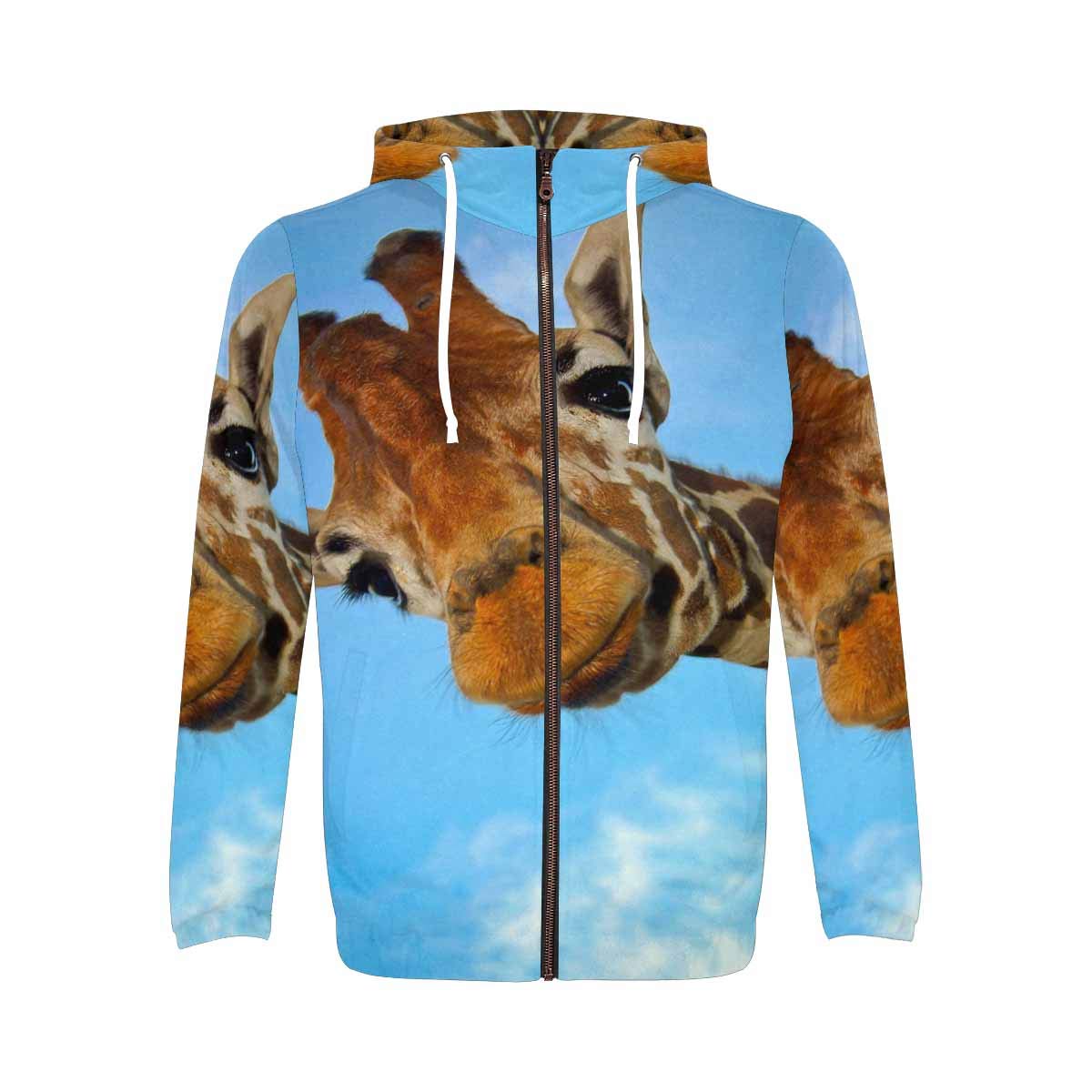 **InterestPrint Men's Athletic Full Zip Hoodie Sweatshirt - Comfortable & Stylish Pullover for Gym, Running & Casual Wear (XS-3XL)**