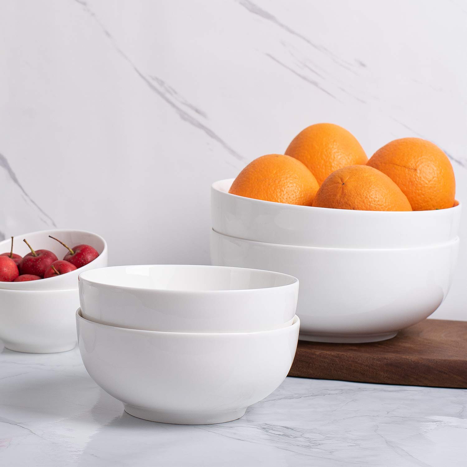 Delling 22 Oz Ceramic Soup Bowls Set of 3 - 6.6