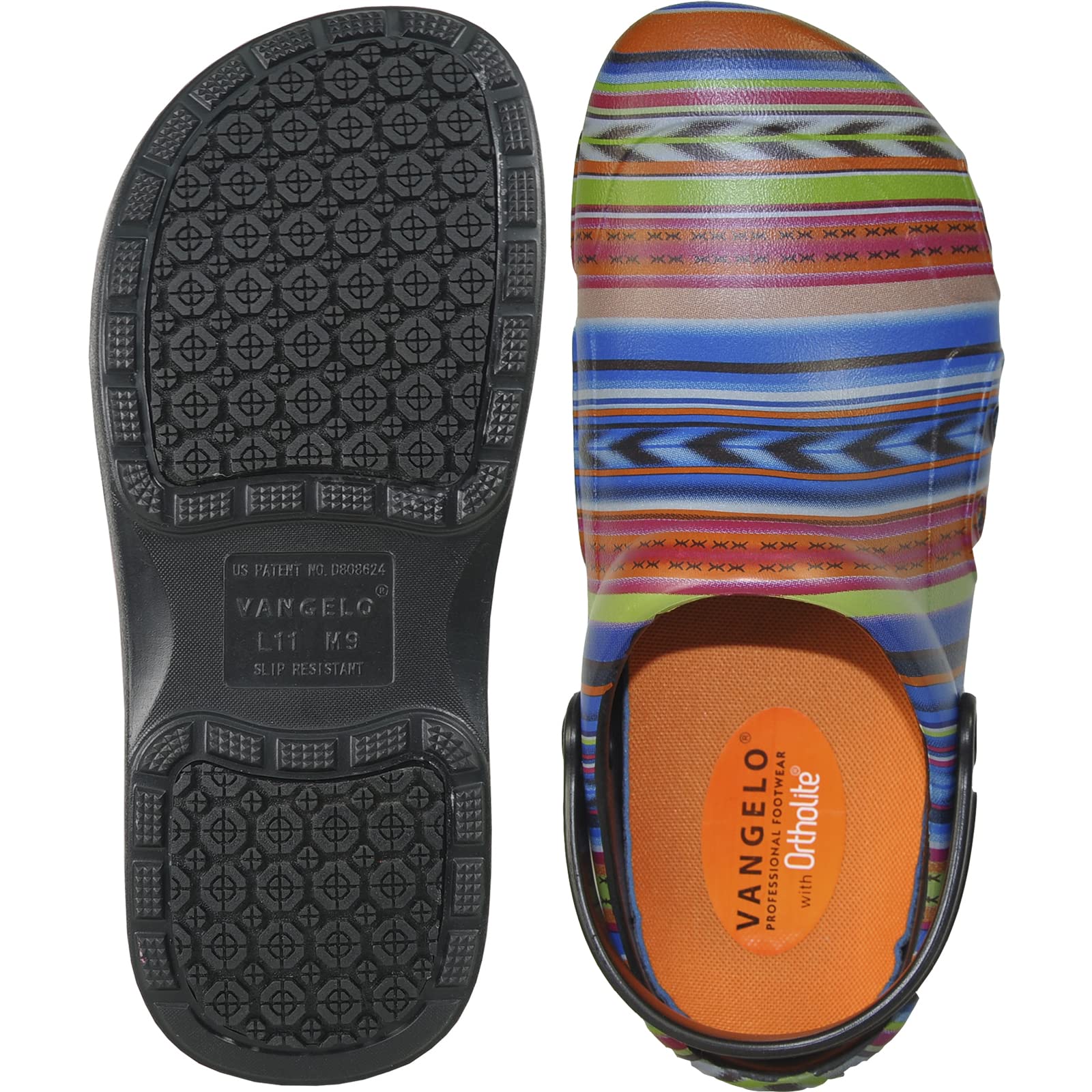 VANGELO Professional Slip Resistant Clogs for Women - Waterproof Work Shoes for Nurses, Chefs & Food Service - Comfortable Non-Slip Black, Lime & White Options - Ideal for Hospitals, Kitchens & Wet Environments