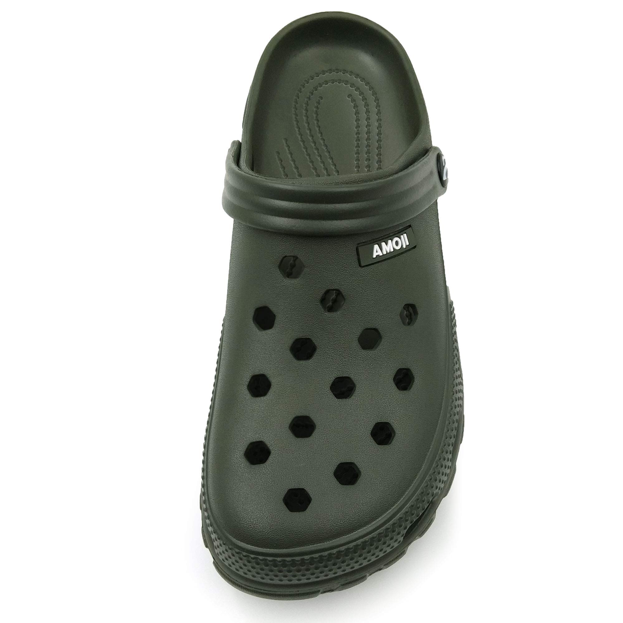 Amoji Unisex Garden Clogs - Comfortable Slip-On Gardening Shoes for Men & Women, Outdoor Yard Work, Beach, Poolside (Model AA1521) | Perfect for Gardening, Farming, and Water Activities