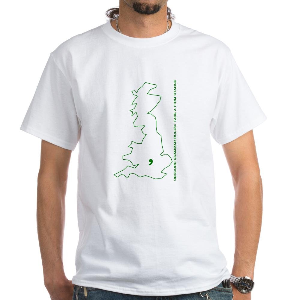 Oxford Comma T-Shirt - 100% Cotton Funny Grammar Shirt for Writers & English Lovers - Perfect for Book Clubs, Classrooms & Grammar Enthusiasts