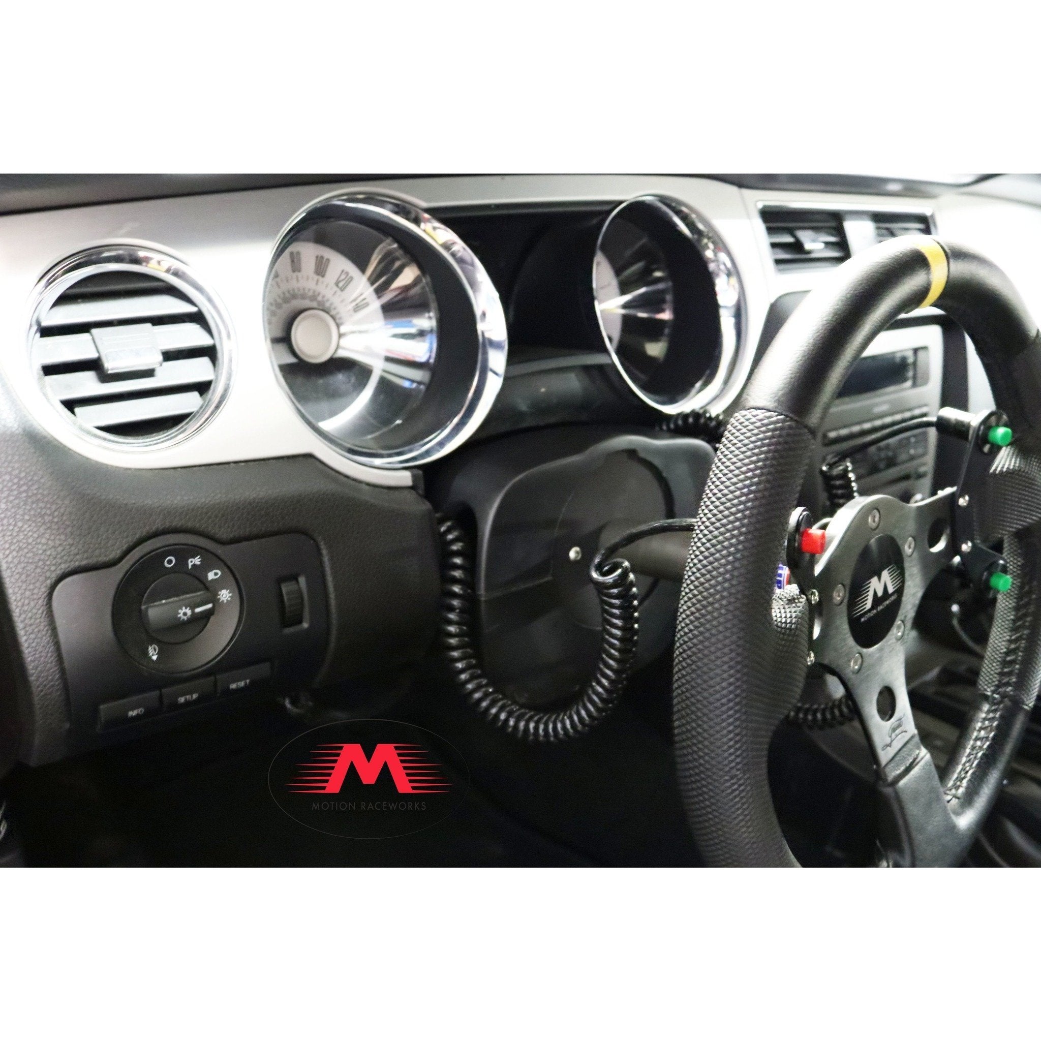 2005-2014 Ford Mustang S197 Lightweight Chromoly Steering Column - High Performance Upgrade for Racing & Street Driving