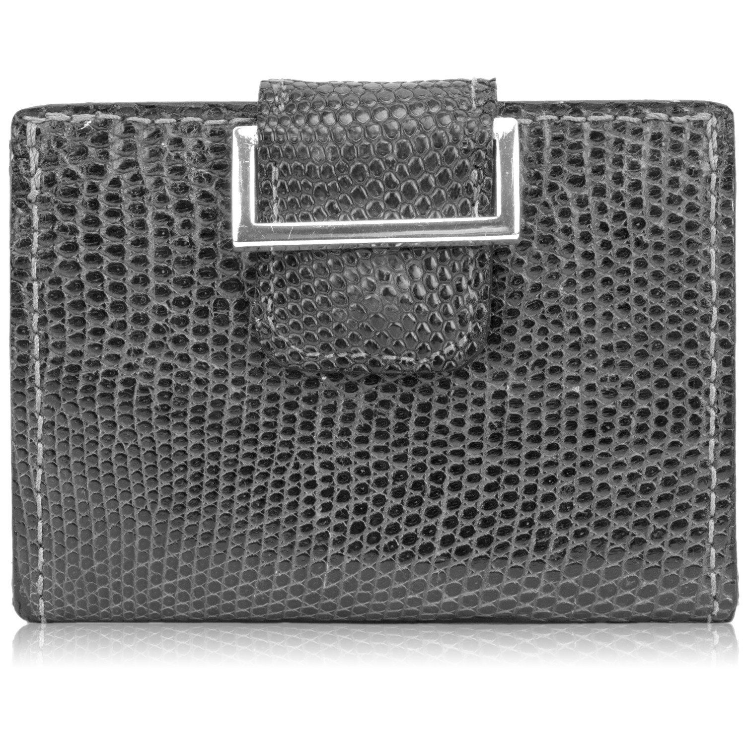 Genuine Tegu Lizard Skin Leather Wallet for Women - Stylish & Durable Slim Bifold Wallet for Everyday Use, Travel & Gift Giving