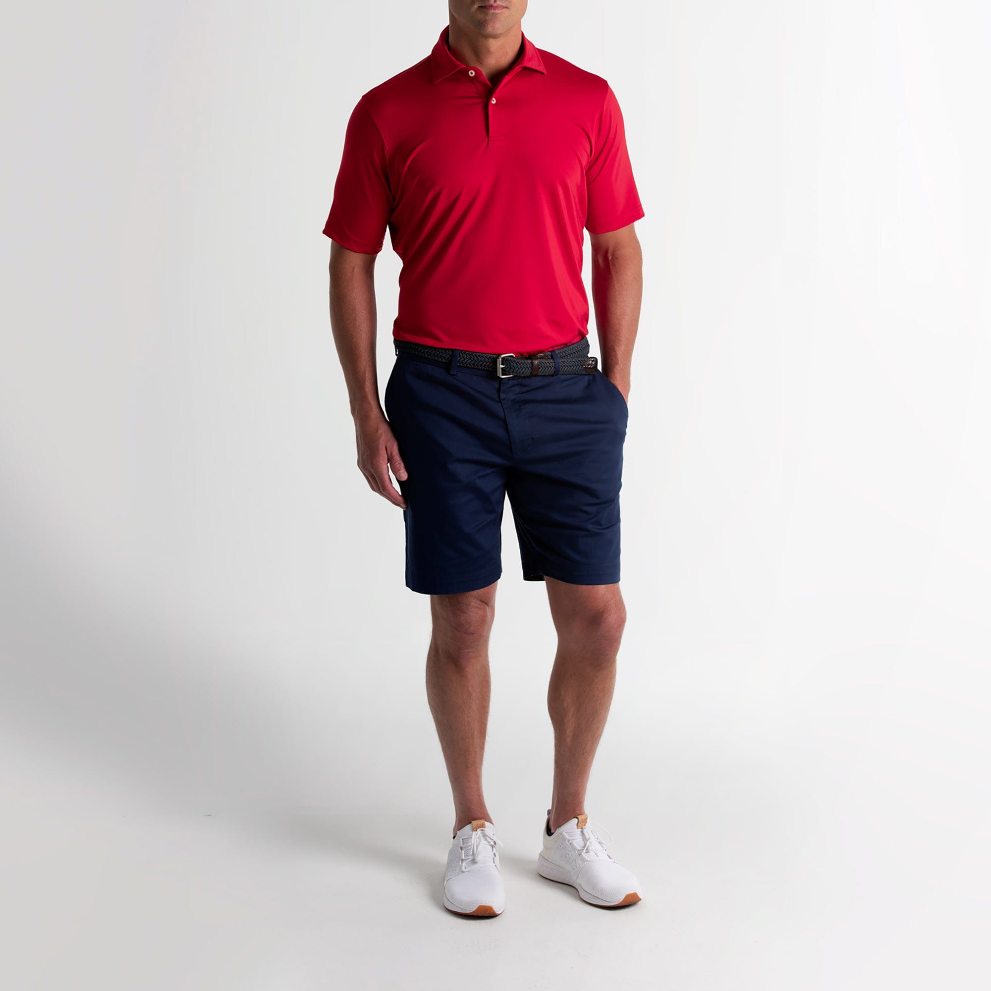 USA Tournament Solid Tech Jersey Polo - Breathable Performance Polo Shirt for Men & Women - Perfect for Golf, Tennis & Casual Wear