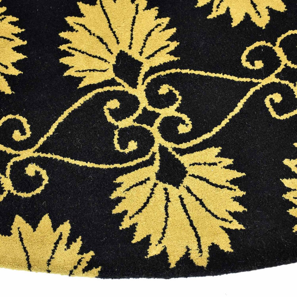 Botanica Hand Tufted Wool Area Rug - Soft Bohemian Style Non-Slip Living Room Carpet for Home Decor, Bedroom, Nursery & Office