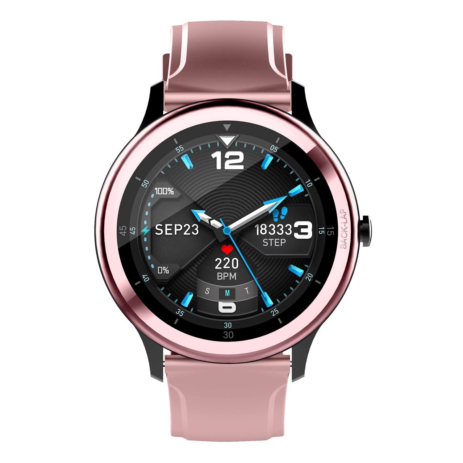 G28 Smart Watch with Bluetooth 5.0 - Fitness Tracker with Heart Rate Monitor, IP68 Waterproof, Sleep Tracking - Perfect for Running, Swimming & Daily Activity Tracking