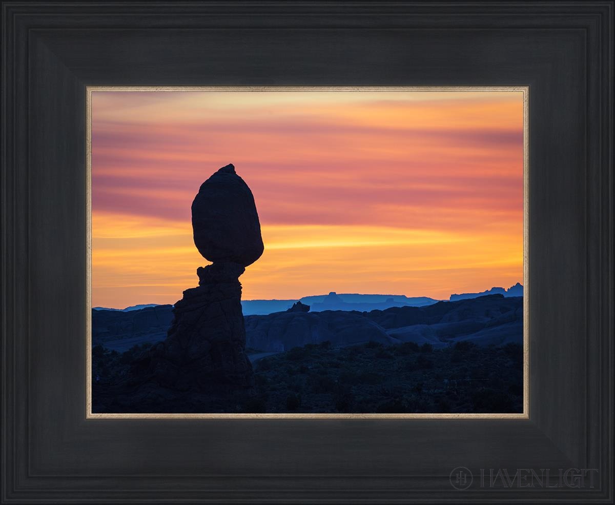 Balancing Rock at Sunset - Stunning Landscape Photo from Arches National Park Utah | Perfect for Wall Art, Home Decor & Travel Inspiration