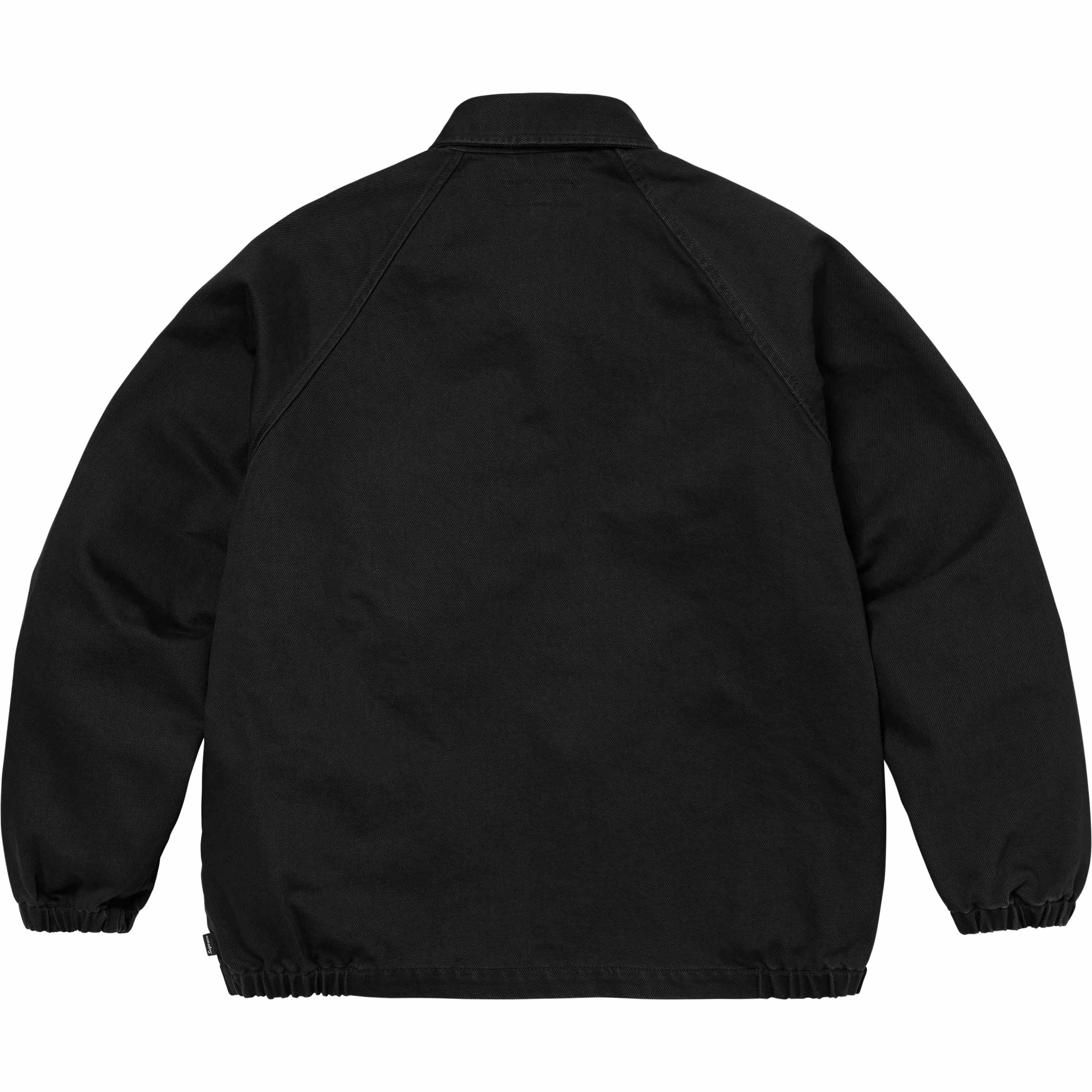 Supreme Arc Denim Coaches Jacket - Black Men's Vintage Style Denim Jacket for Streetwear & Casual Outfits | Perfect for Urban Fashion, Skateboarding & Everyday Wear