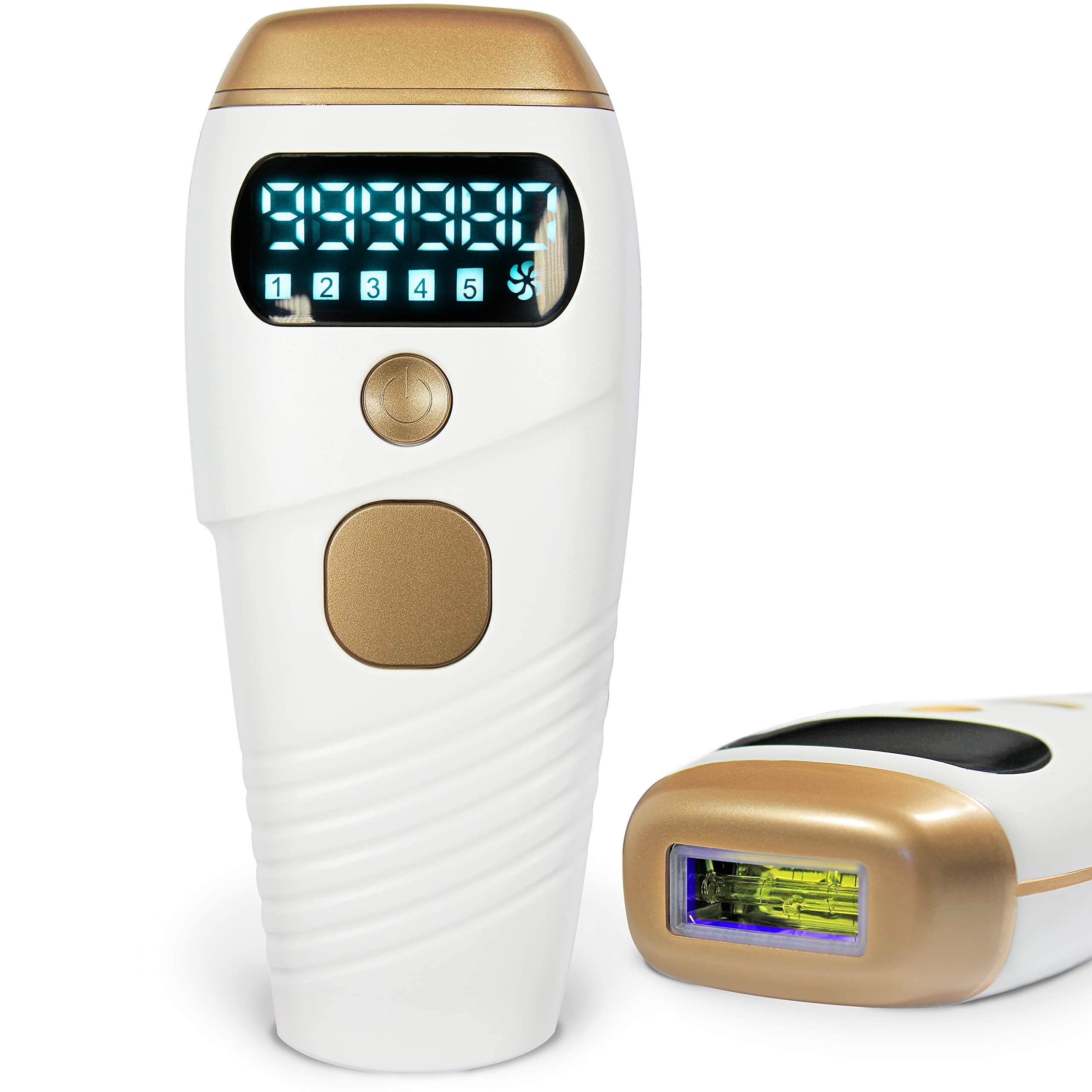 IPL Hair Removal Device for Women & Men - Permanent Laser Hair Remover for Sensitive Skin - At-Home Hair Removal System for Face, Legs, Armpits & Bikini Line - Painless & Effective Hair Reduction Treatment