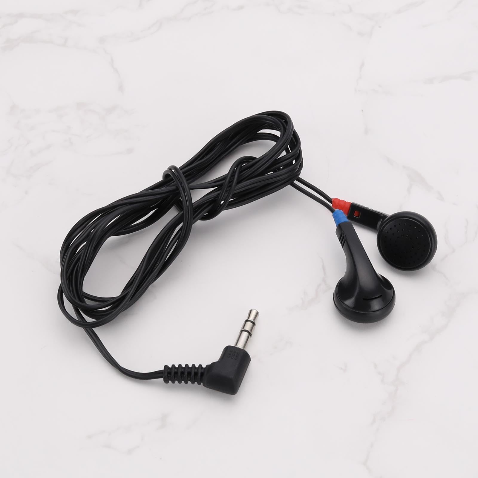 Original Stereo Headphones Wired Earbuds for Nintendo Gameboy Classic - Red & Blue DMG-02 Style 3.5mm Jack Replacement Headphones - Perfect for Gaming, Music & Retro Console Experience