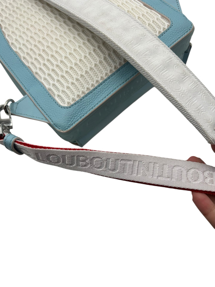 Christian Louboutin Loubifunk Leather Sling Bag for Women - Luxury Crossbody Purse with Adjustable Strap, Perfect for Parties, Travel & Everyday Use