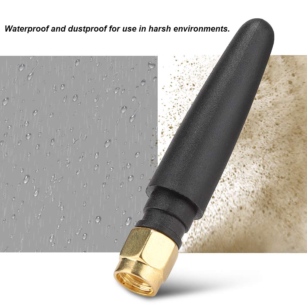 5Pcs 2.4GHz SMA 3DBi WiFi Antenna - High Gain Wireless RP-SMA Female Connector for Router, Modem, Access Point - Perfect for Home & Office Network Setup
