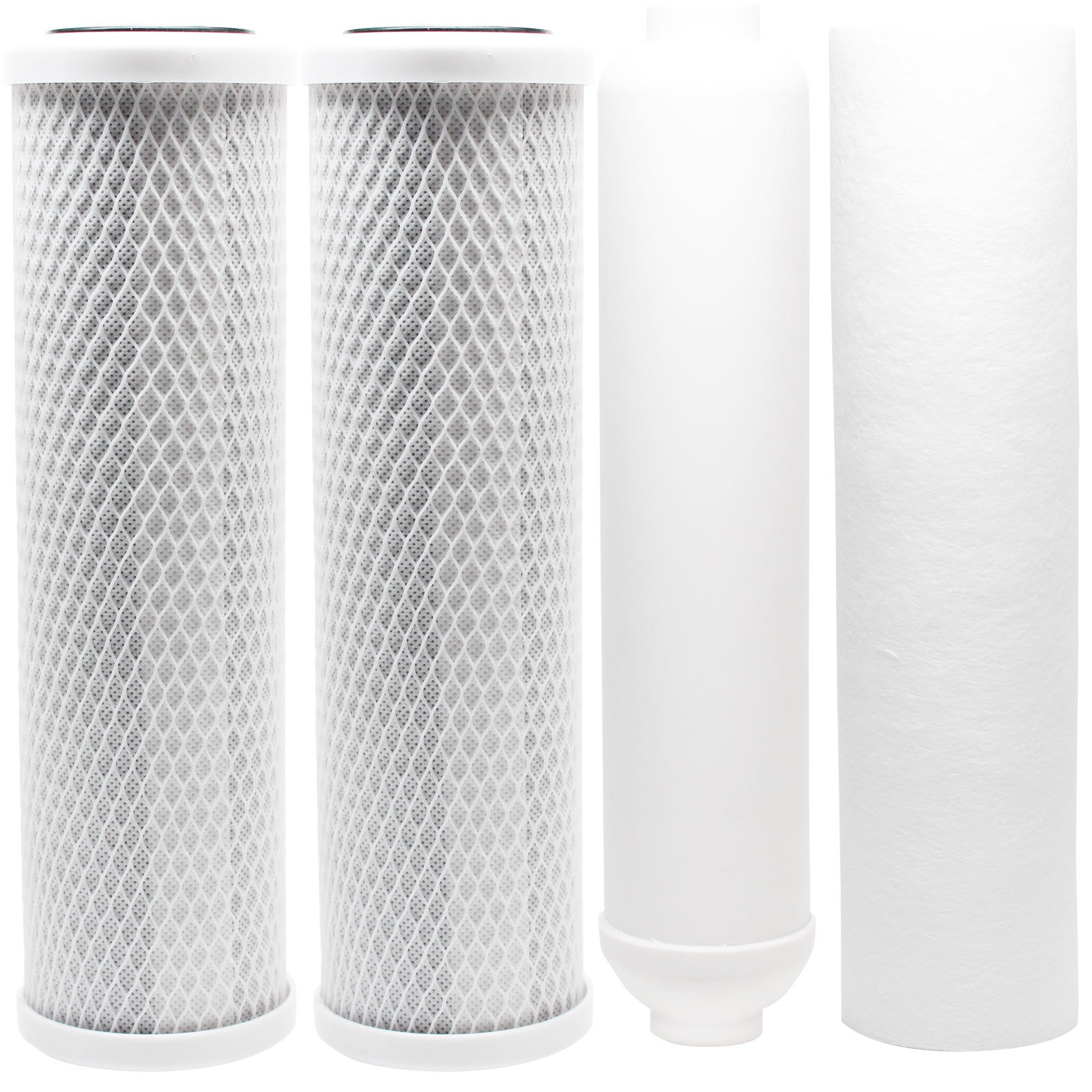 12-Pack Replacement Filter Kit for Anchor AF-5005 RO Water Filtration System - Carbon Block, PP Sediment & Inline Filters - Denali Pure Brand - Perfect for Home & Office Water Purification