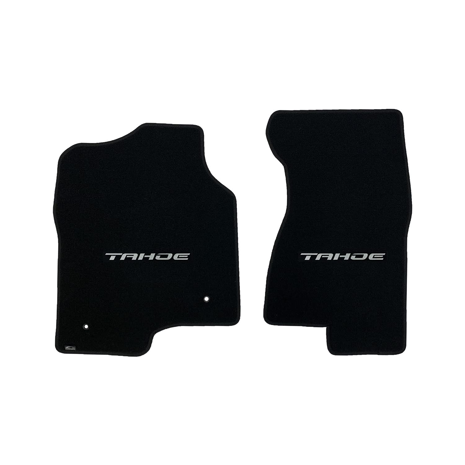Premium Custom-Fit Carpeted Floor Mats for Chevy Tahoe 2000-2006 - Black 2-Piece Front Set with Tahoe Logo | Luxury Car Floor Liners for Enhanced Comfort & Protection | Perfect for Daily Commutes, Road Trips & All-Weather Driving