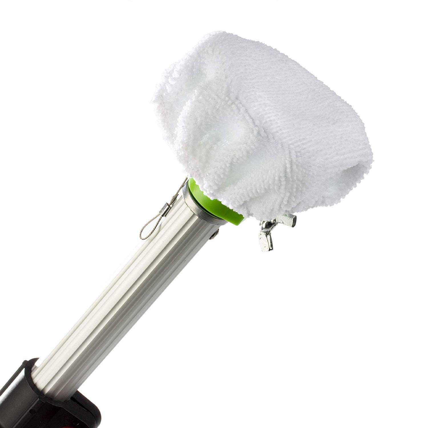 STAUBER Best Light Bulb Changer Tool - 20ft Extendable Pole with Large Suction Cup for High Ceilings - Green Color (Perfect for Replacing Hard-to-Reach Bulbs in Homes, Warehouses & Commercial Spaces)