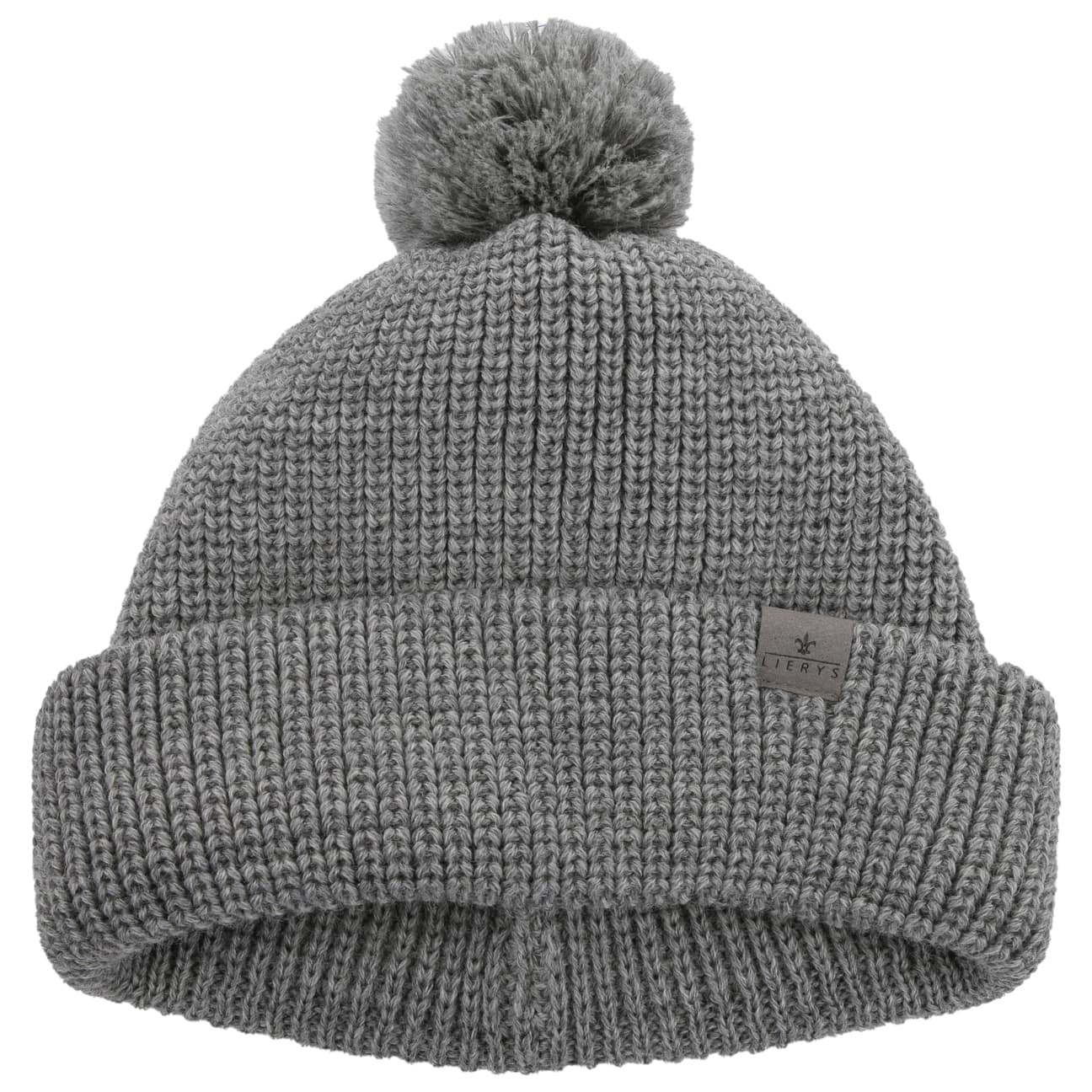 Lierys Knit Bobble Hat - Warm Winter Beanie for Men & Women - Cozy Cable Knit Pom Pom Hat for Cold Weather - Perfect for Skiing, Snowboarding & Outdoor Activities