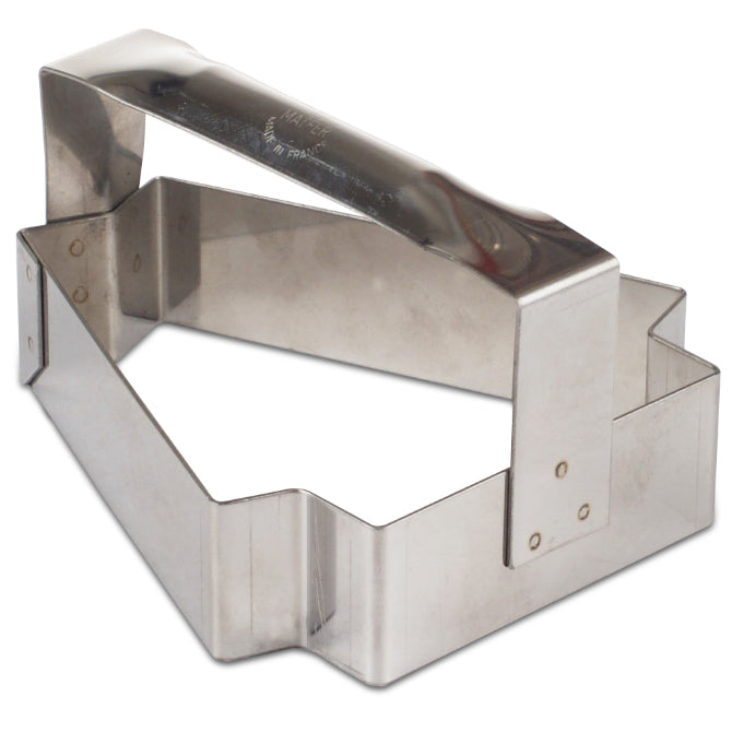 Premium Stainless Steel Triangle Tart Base Cutter - Professional Baking Tool for Perfect Pastry Shapes | Ideal for Home Bakers & Pastry Chefs | Great for Tarts, Pies & Dessert Making