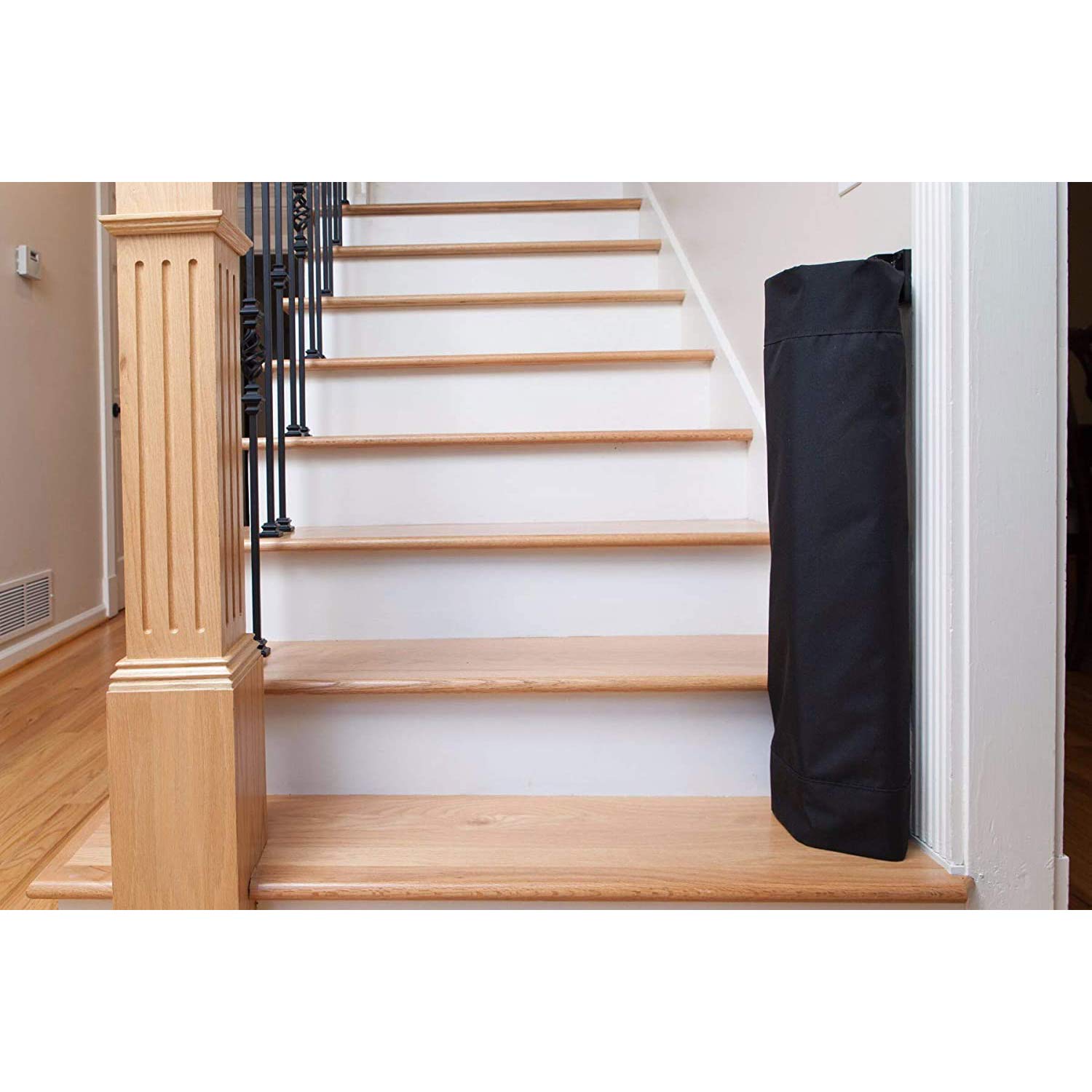 Stair Barrier Baby Gate for Stairs - Easy Install Banister to Wall - Climb-Resistant Fabric Baby Gate (36