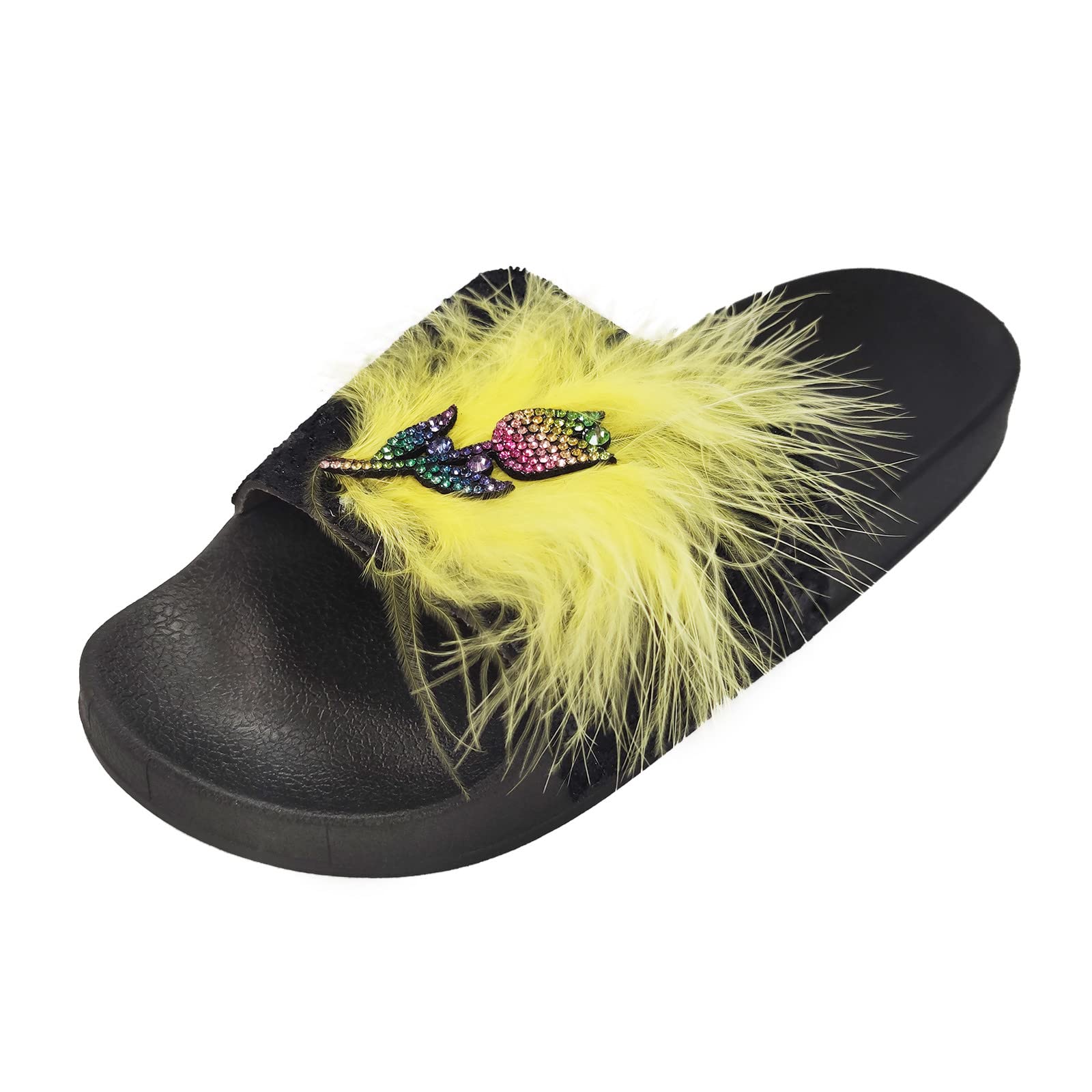 Sequined Beach Slippers for Women - Summer Fashion Sandals for Indoor/Outdoor Wear