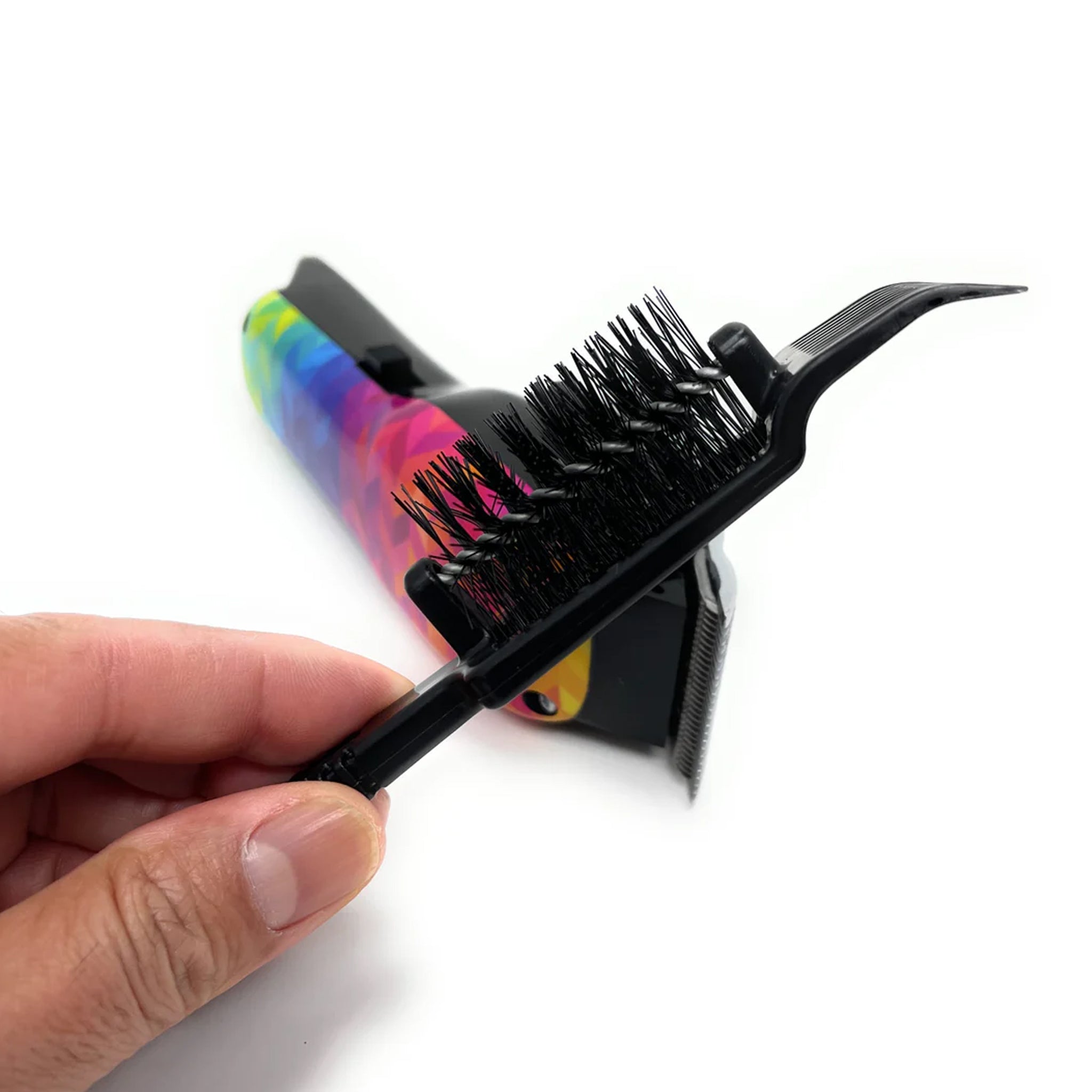 Scalpmaster Brush and Comb Cleaner - Plastic Handle, 2-Piece Set for Hair Styling Tools - Perfect for Salons, Home Use, and Travel