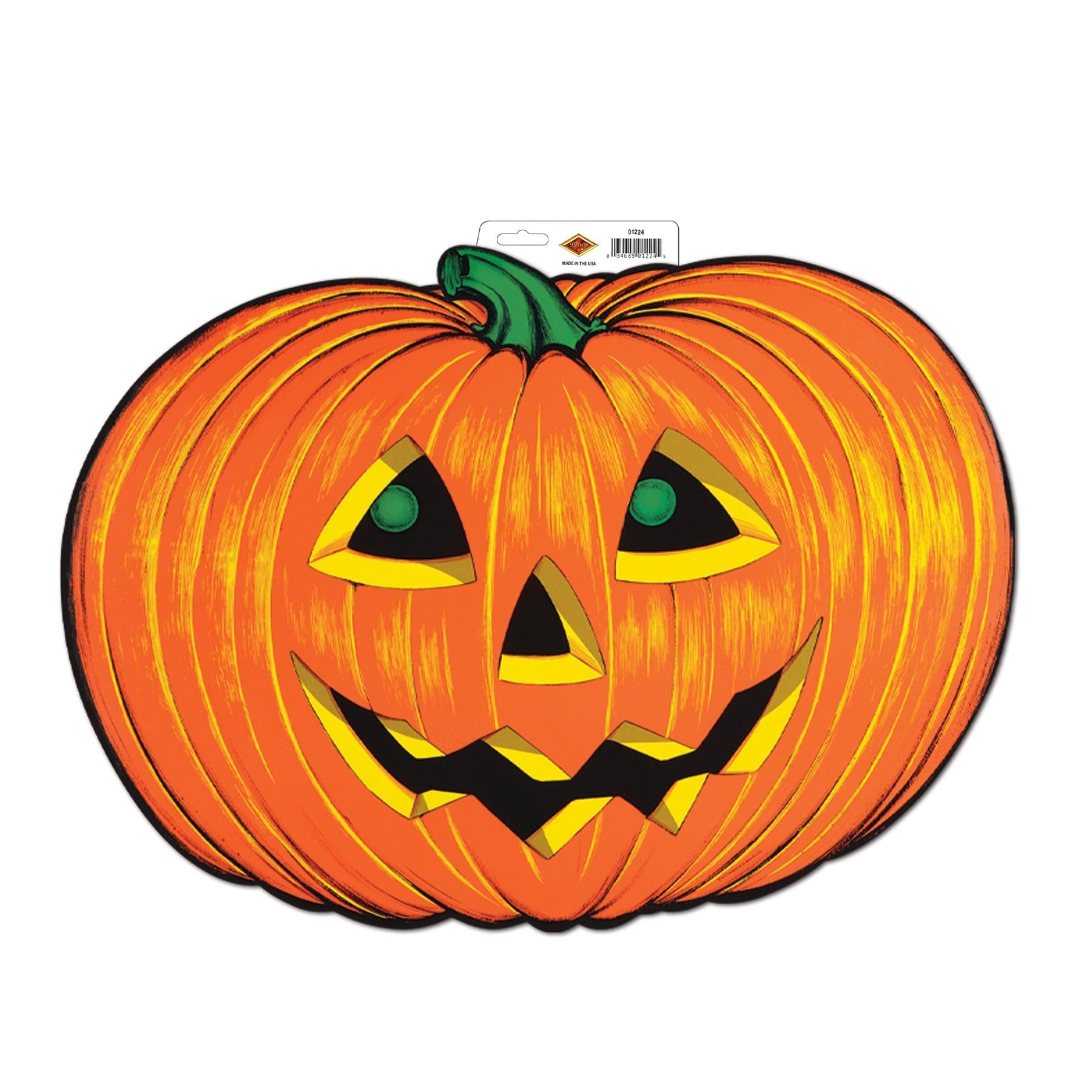 12 Pack Beistle Halloween Party Jack O'Lantern Faces - DIY Pumpkin Carving Stencils for Halloween Decorations & Fall Party Supplies