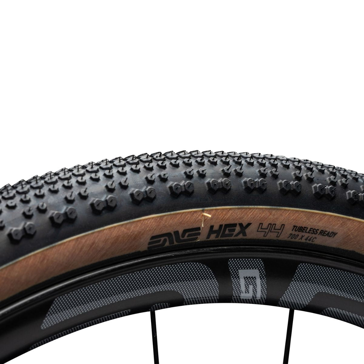 ENVE Hex Gravel Tire - High-Performance Tan Sidewall Gravel Bike Tires for Off-Road Cycling, Adventure Riding & All-Terrain Biking