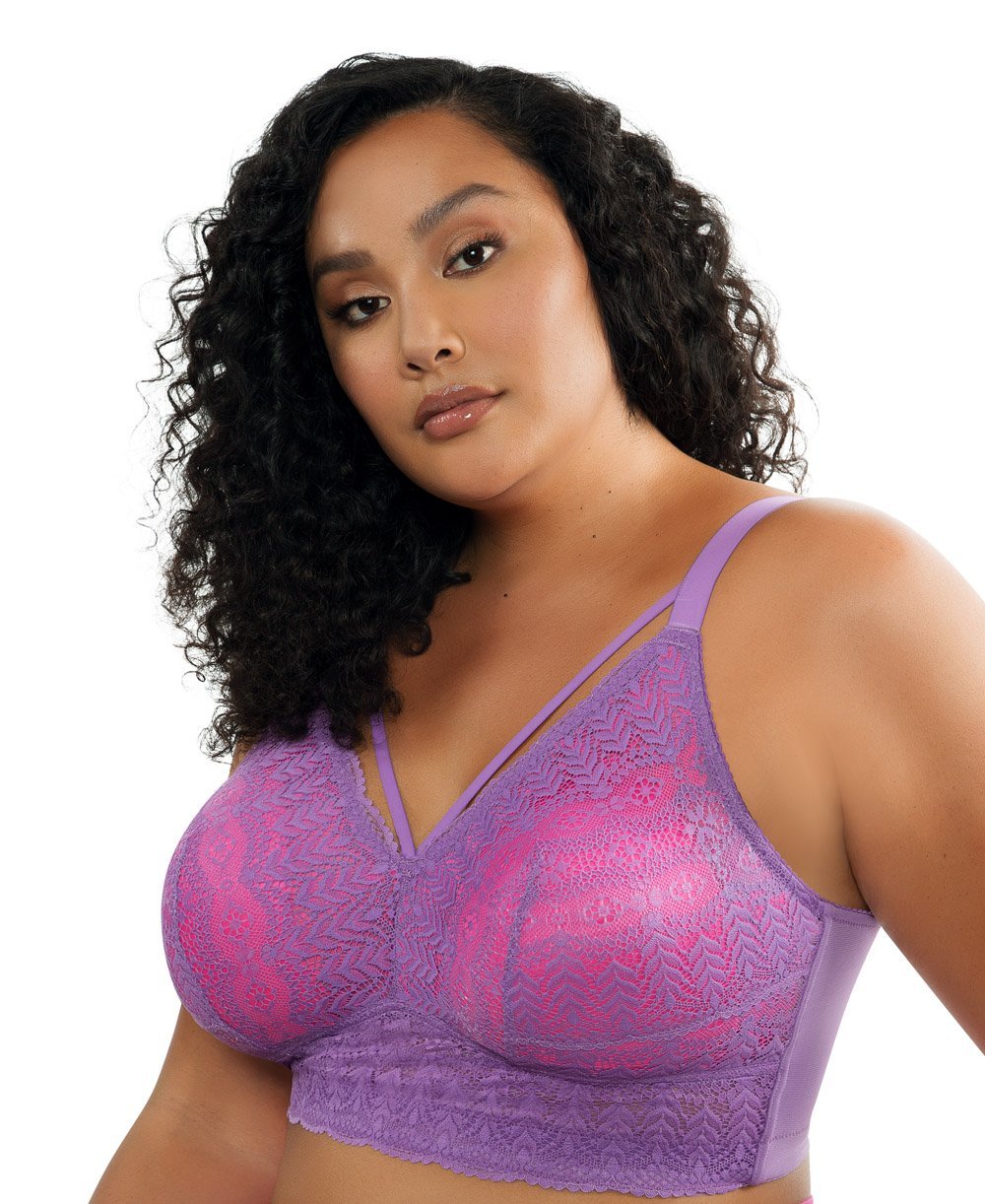 Parfait Mia Lace Wireless Padded Bralette - Comfortable Black Lingerie for Everyday Wear & Special Occasions