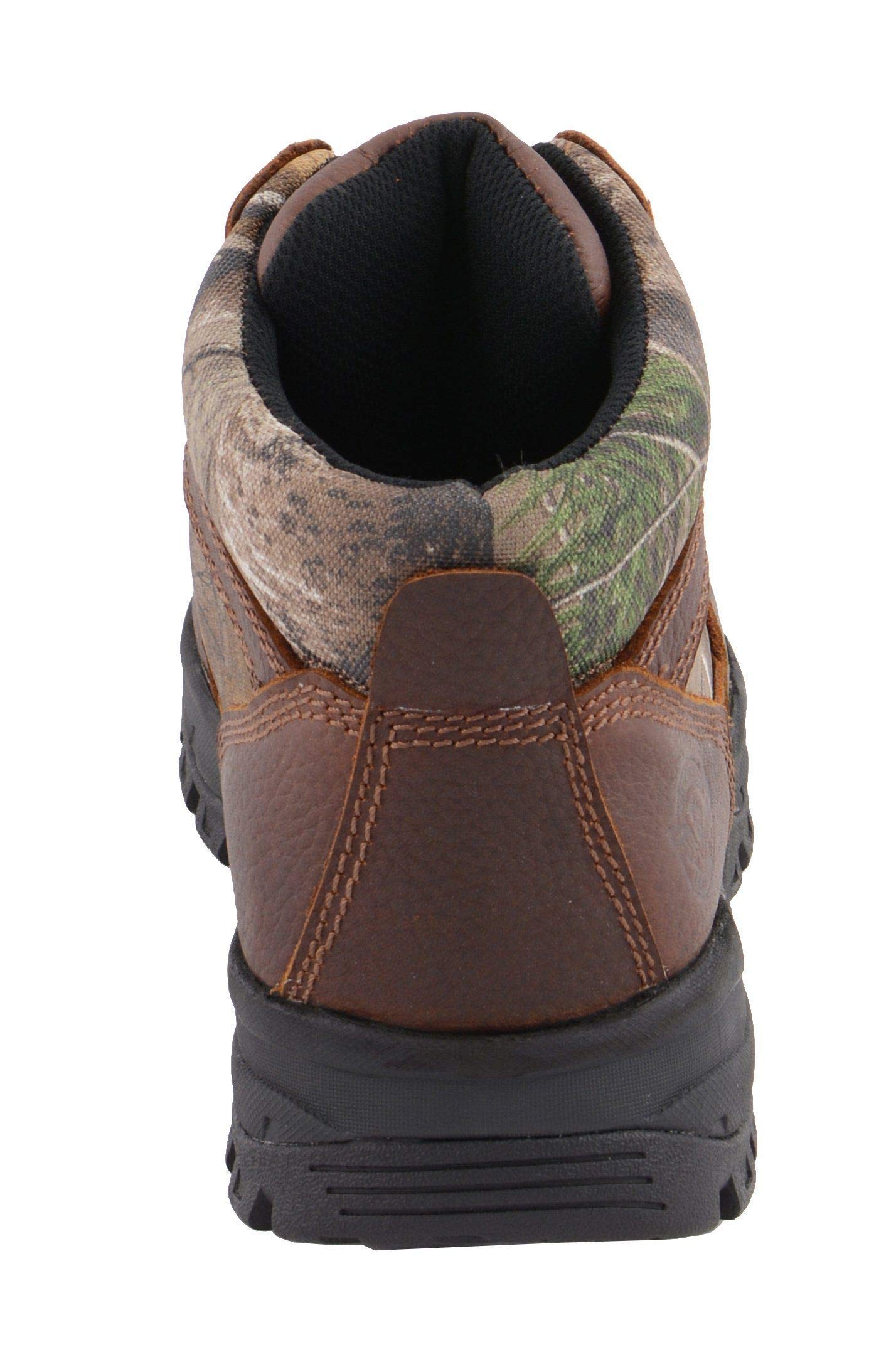 Milwaukee Leather MBM9146 Men's Waterproof Hiking Boots - Brown Mossy Oak Camo Print - Size 8.5 - Durable Outdoor Footwear for Hunting, Camping & Trekking