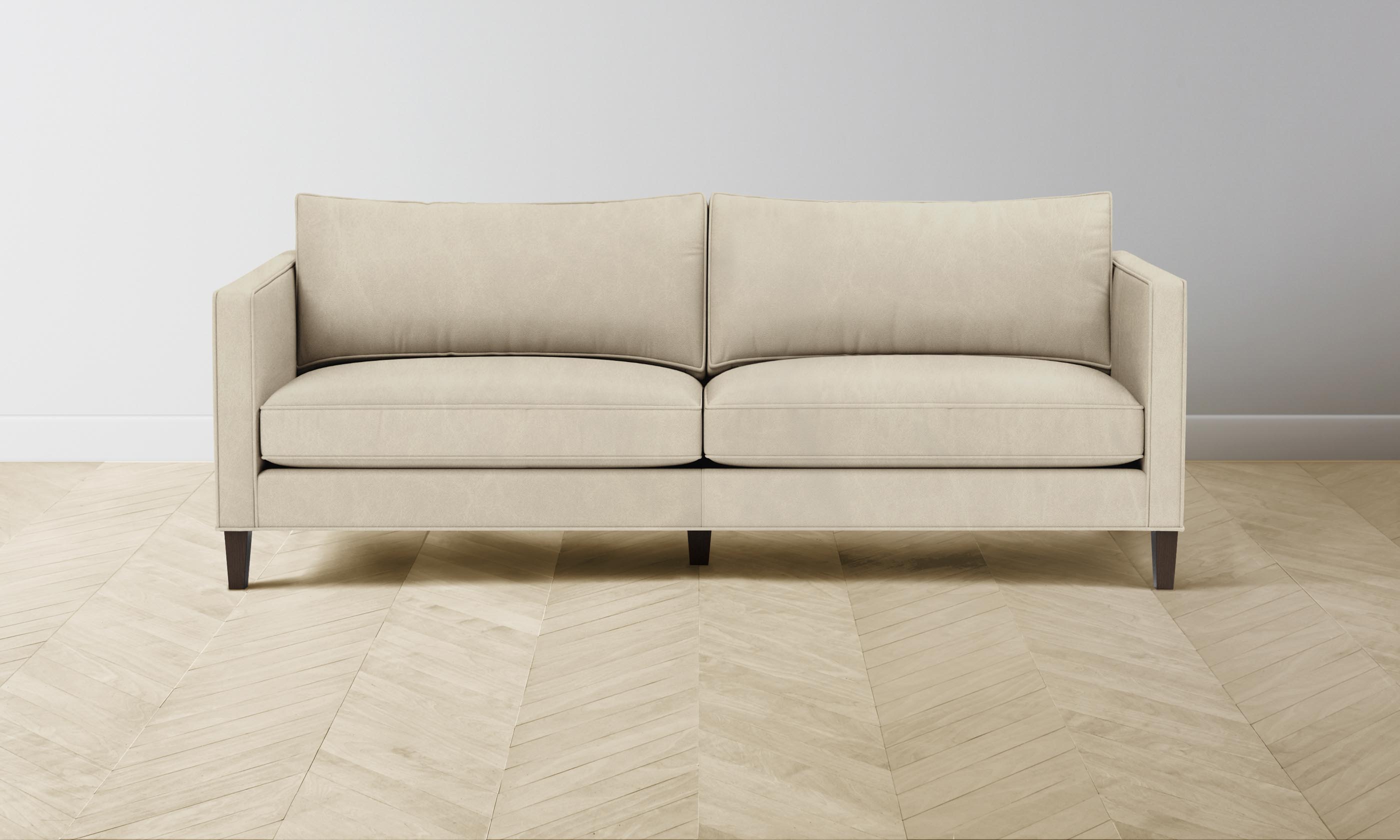 Premium Crosby Sectional Sofa in Tuscan Leather Bisque - Luxurious Comfort for Living Room, Lounge & Family Room