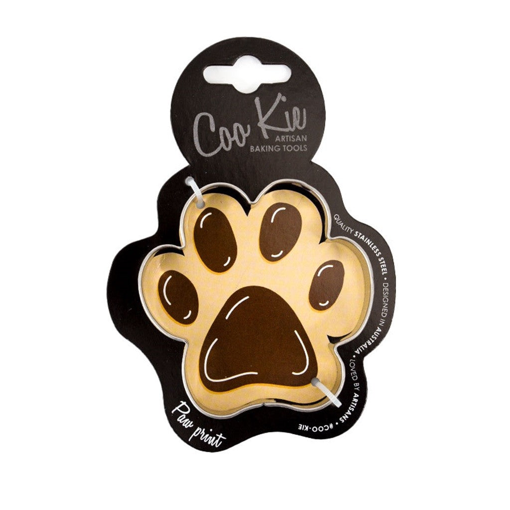 Paw Print Cookie Cutter Set for Baking - Stainless Steel Dog Bone & Paw Shaped Cookie Cutters for DIY Cookies, Cakes, Cupcakes - Perfect for Pet Lovers, Birthday Parties & Holiday Baking