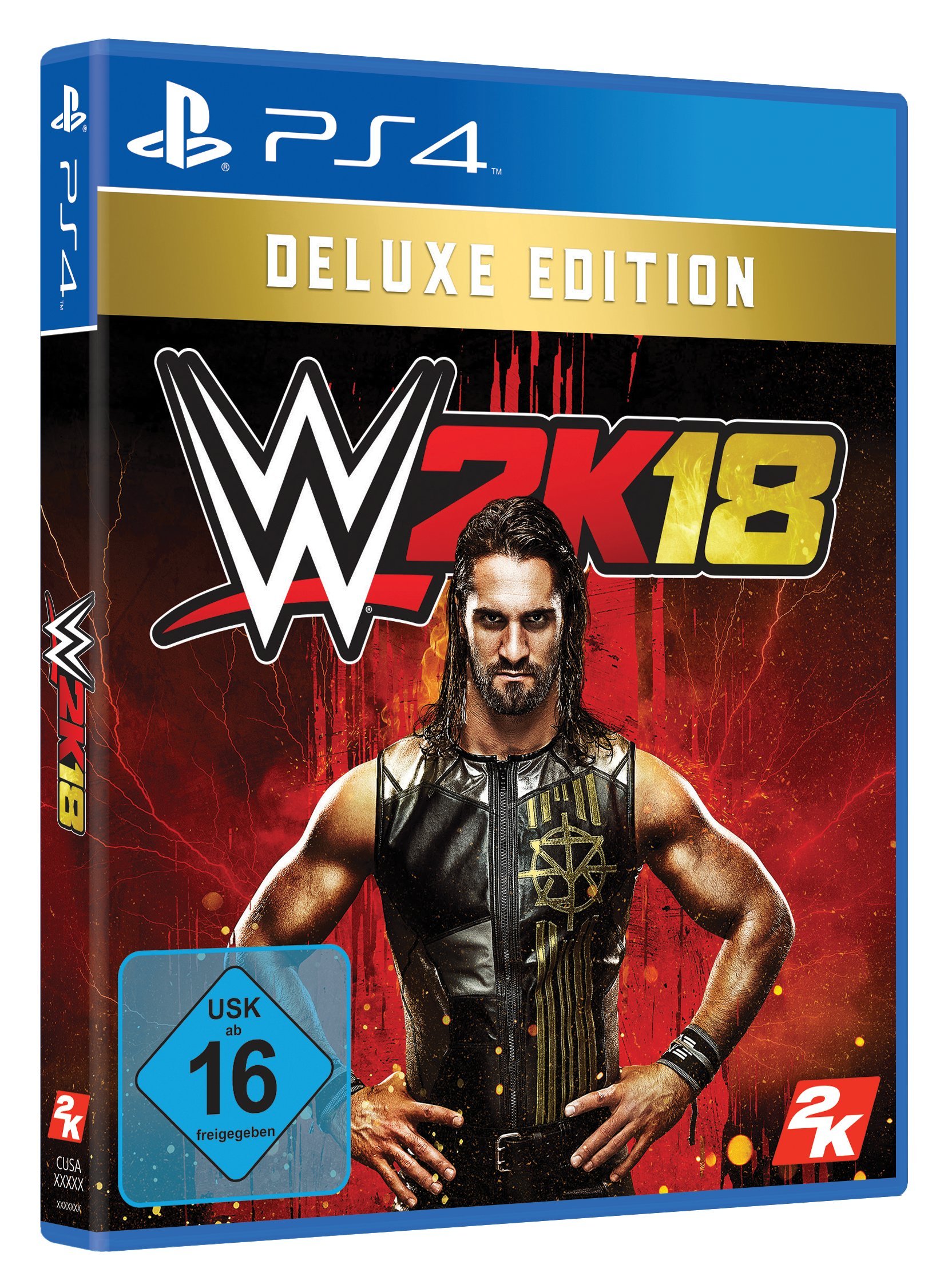 WWE 2K18 Deluxe Edition for PlayStation 4 - Authentic Wrestling Game with Enhanced Graphics & Full Roster - Perfect for WWE Fans, Gaming Enthusiasts & Multiplayer Battles