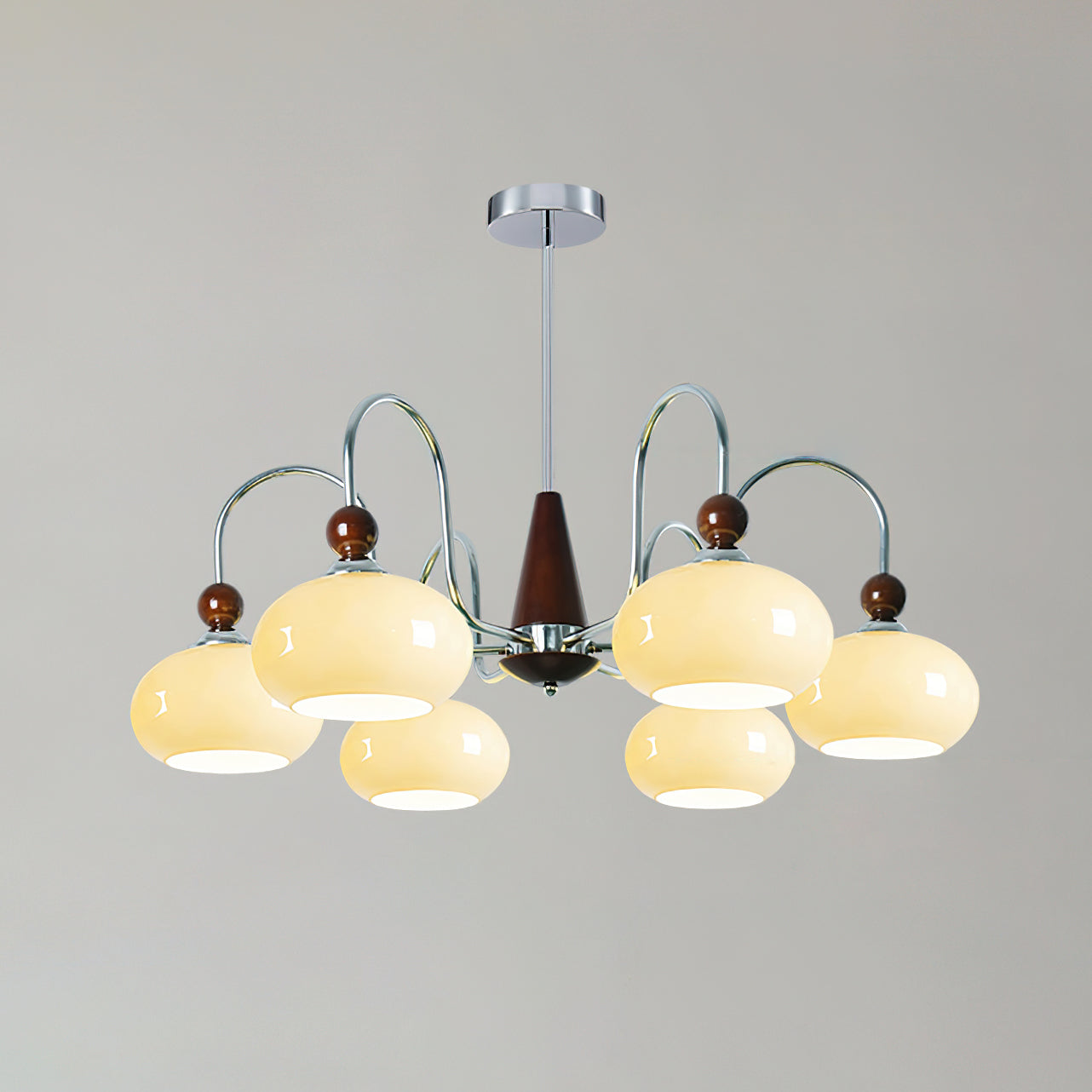 Larenta Rico Crystal Chandelier - Elegant Modern Ceiling Light Fixture for Dining Room, Living Room, Bedroom & Entryway | Energy Efficient LED Lighting | Perfect for Home Decor & Interior Design