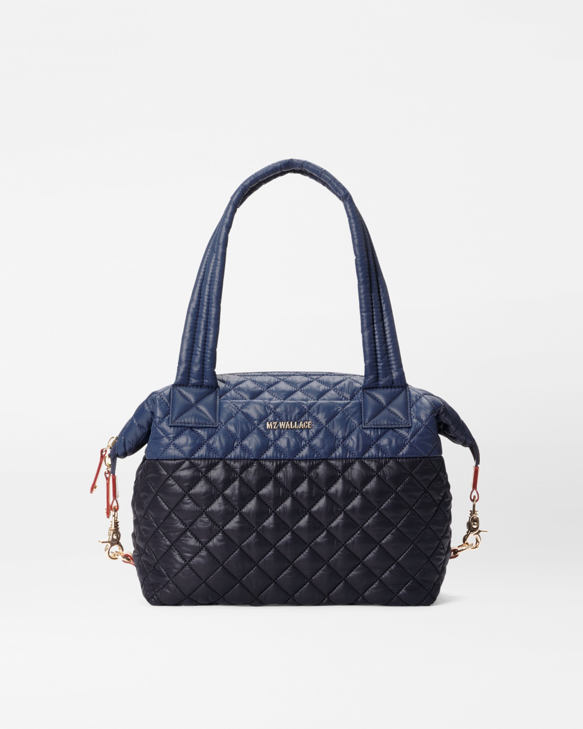 Black/Navy Medium Sutton Deluxe Backpack - Stylish & Durable College Backpack for Men & Women - Perfect for School, Travel & Work