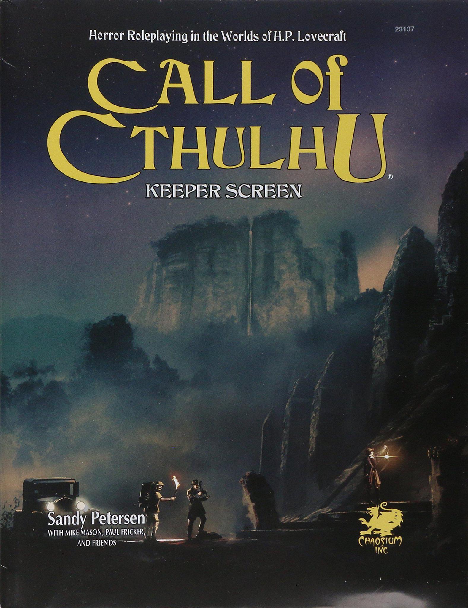 Call of Cthulhu: Keeper Screen 7th Edition RPG Accessory - Perfect for Game Masters & Horror Tabletop Roleplaying Sessions